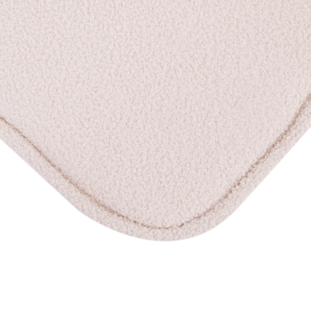Chaise longue enfant, 150x60x25 cm, agneau crème- Plush Nest by Misioo