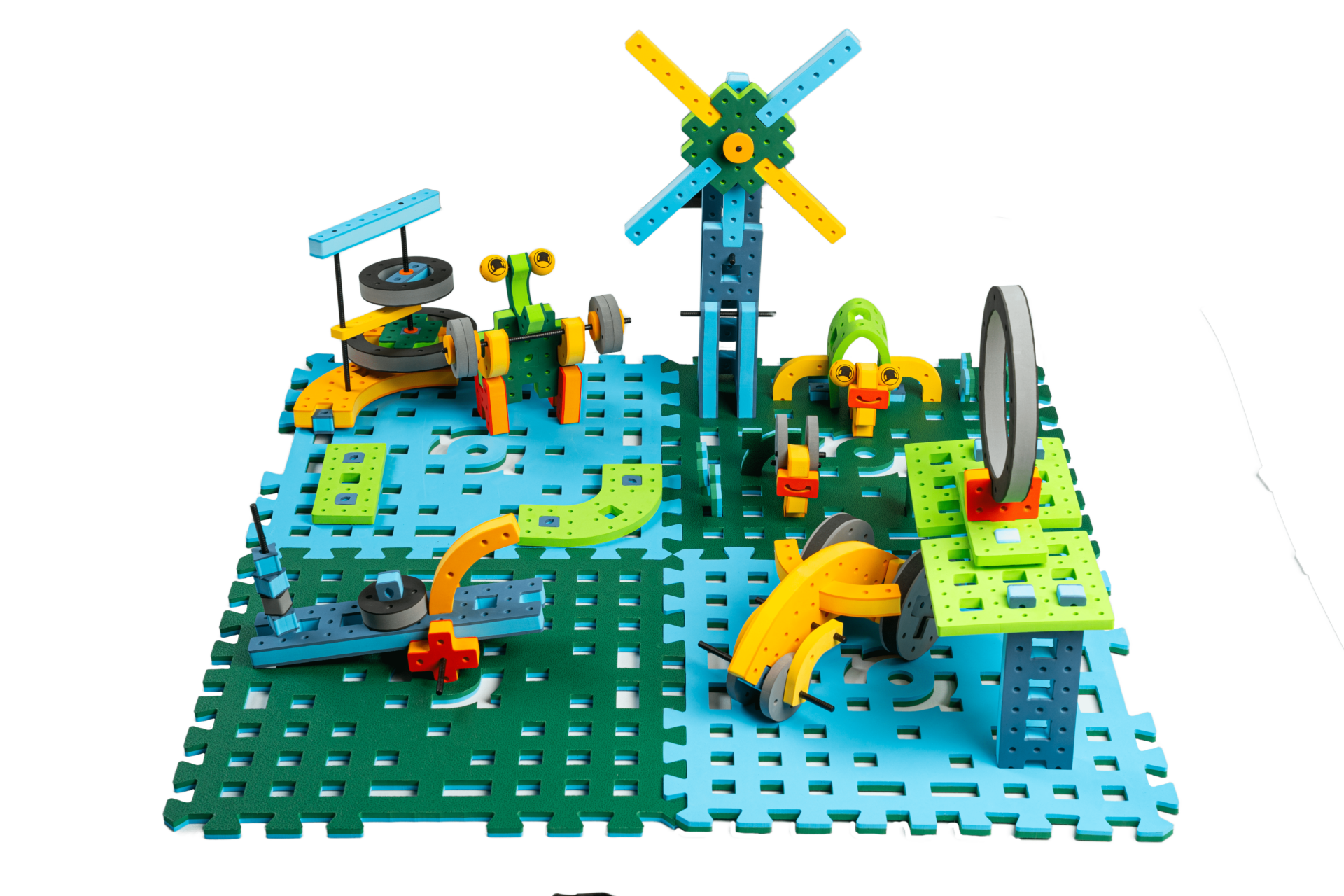 BAKOBA - Base de Construction - Vert / Bleu Édition - myplayground