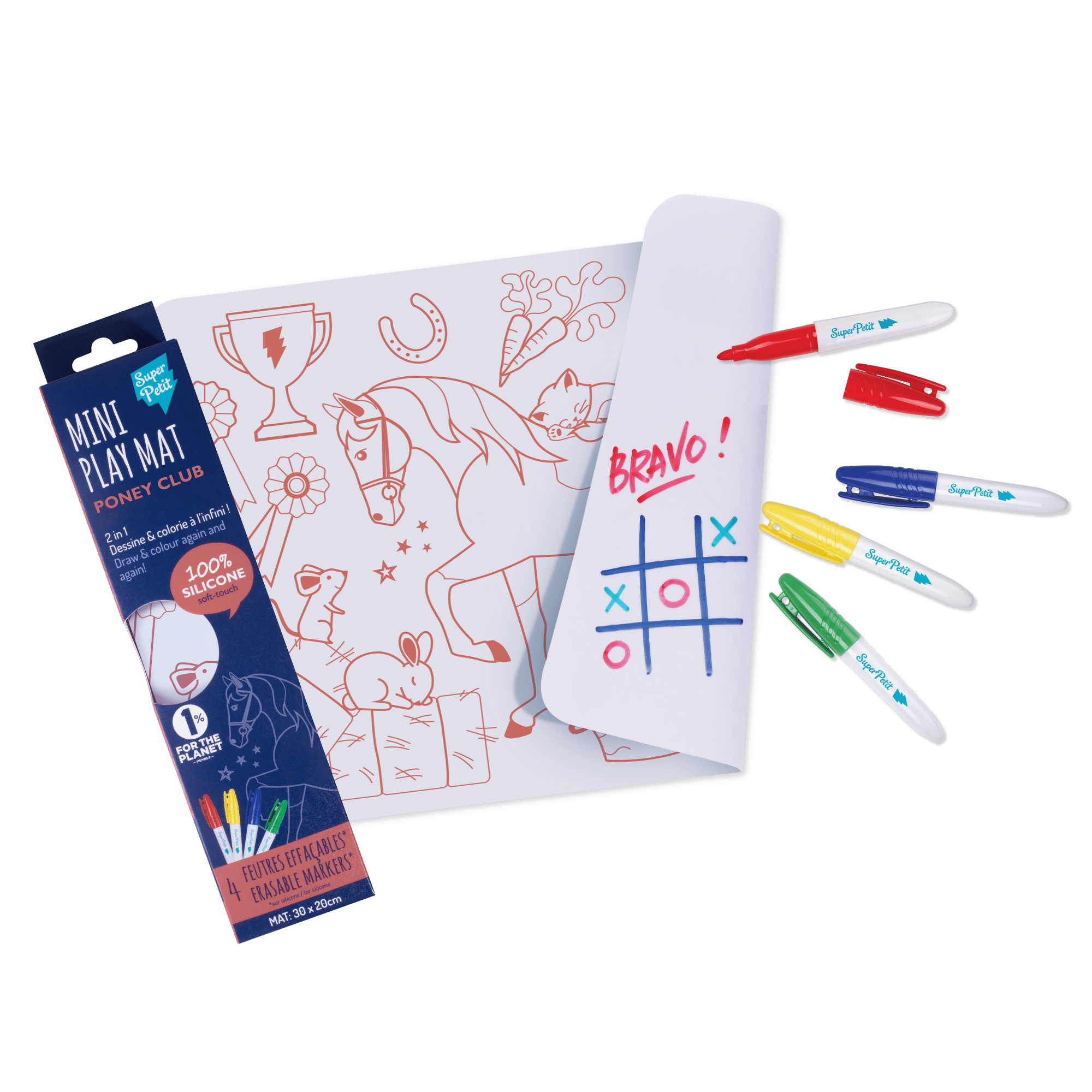 PONEY CLUB-MiniPlaymat 2en1 by SuperPetit