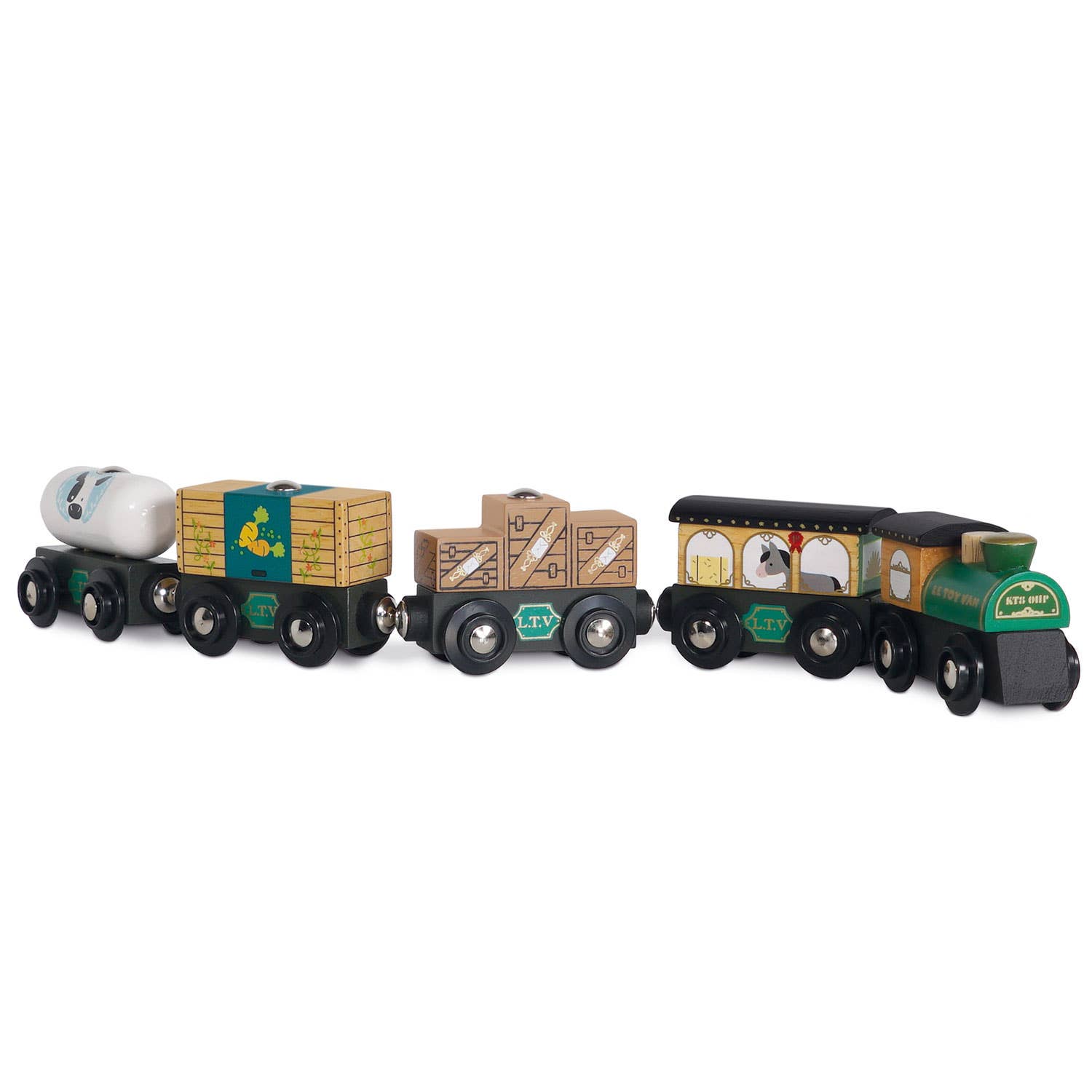 Great Green Train - Vert - Jeu éducatif enfant by Le Toy Van