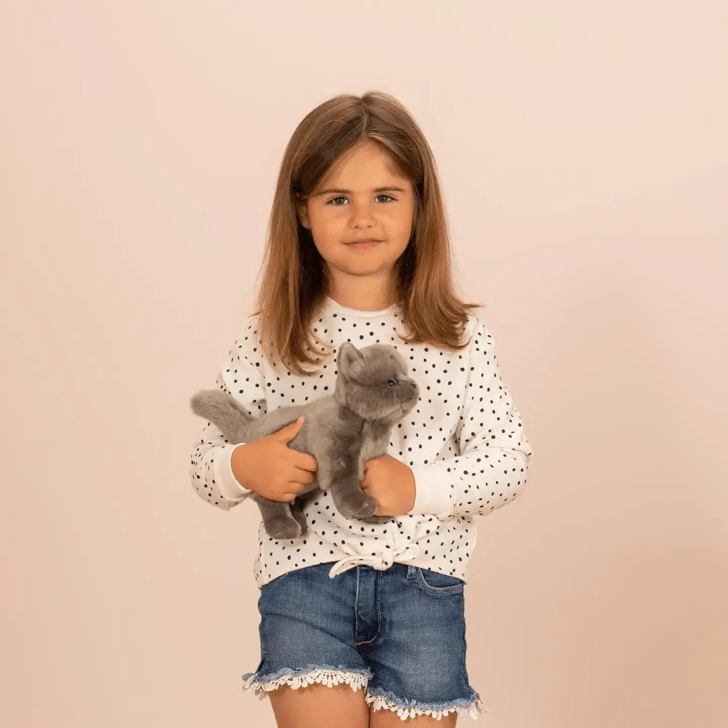 Chat chartreux debout 20 cm - peluche - peluche - Teddy Hermann by Teddy Hermann
