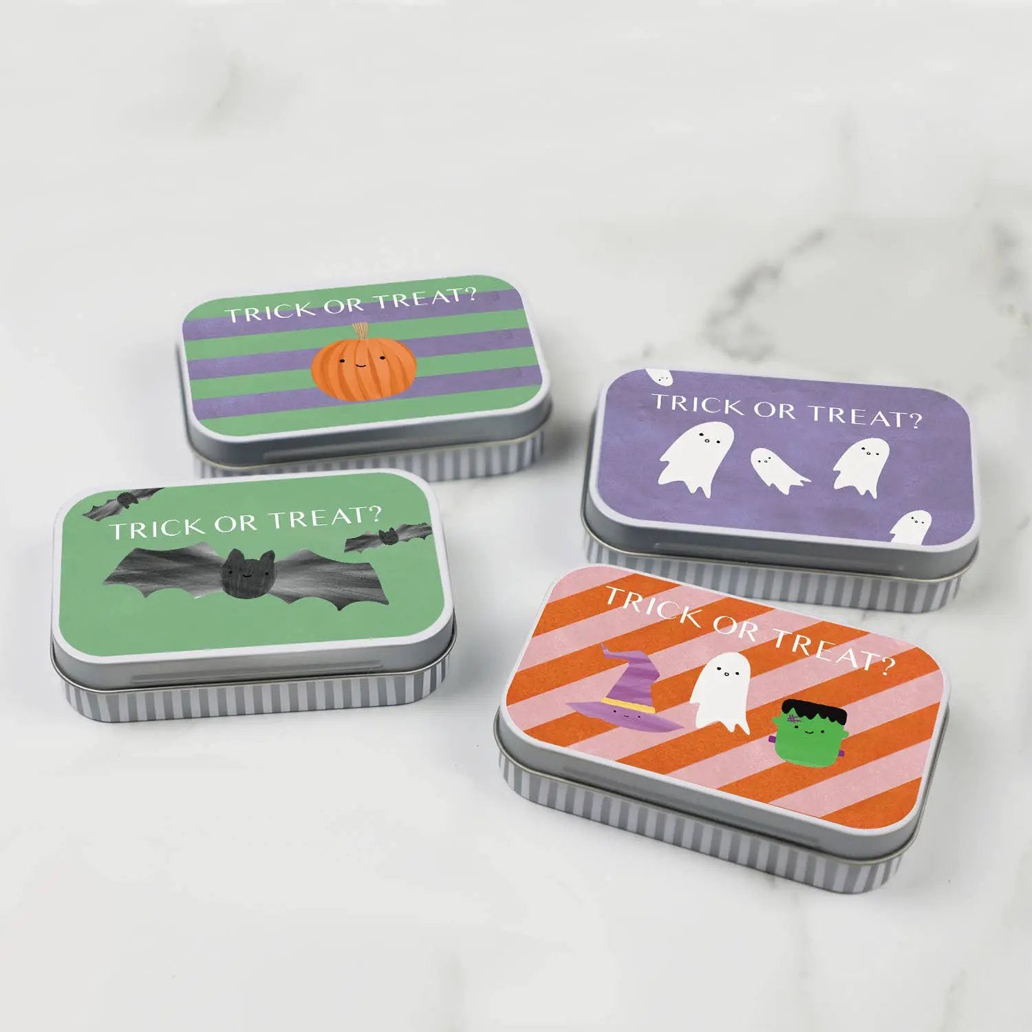 Lot de 6 boîtes à friandises ou à friandises pour Halloween by Cotton Twist