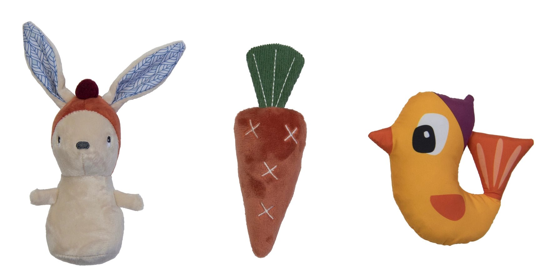 Tapis d'Éveil Gabin Lapin - 80 x 80 cm - Ebulobo - myplayground