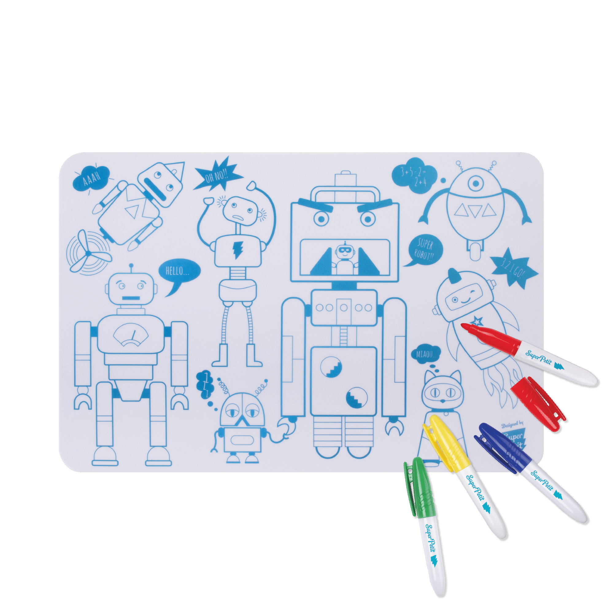 ROBOT-Mini Playmat by SuperPetit