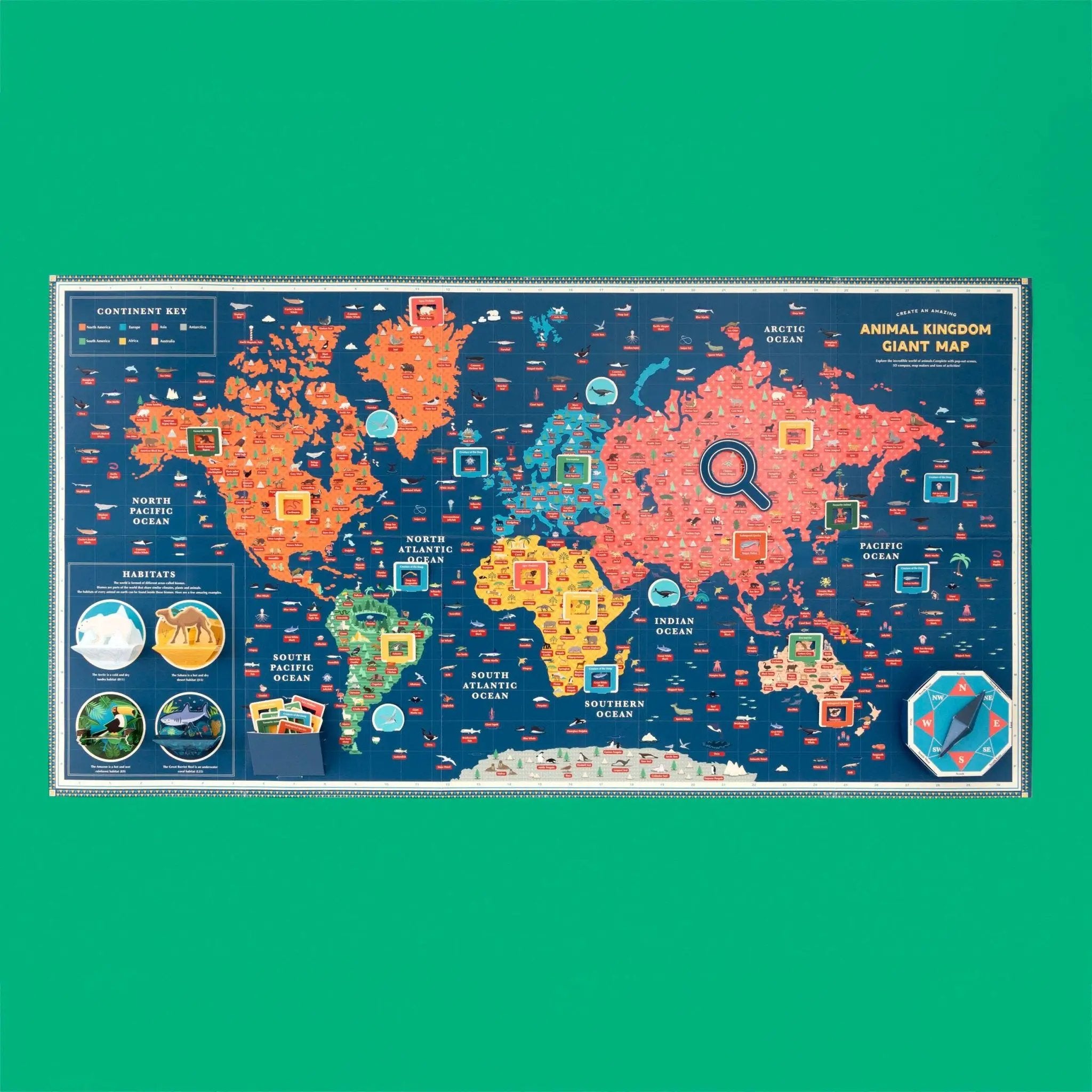 Créez une incroyable carte géante du règne animal by Clockwork Soldier