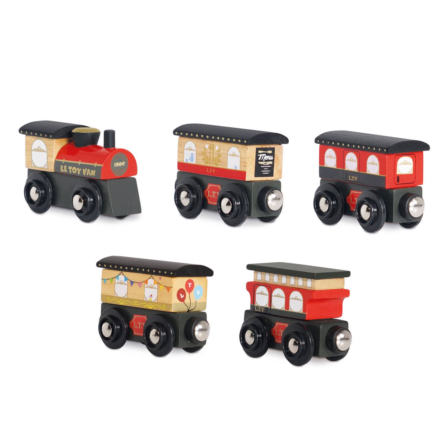 Train Royal Express - Rouge - Jeu éducatif enfant ( 3 ans et + ) - myplayground