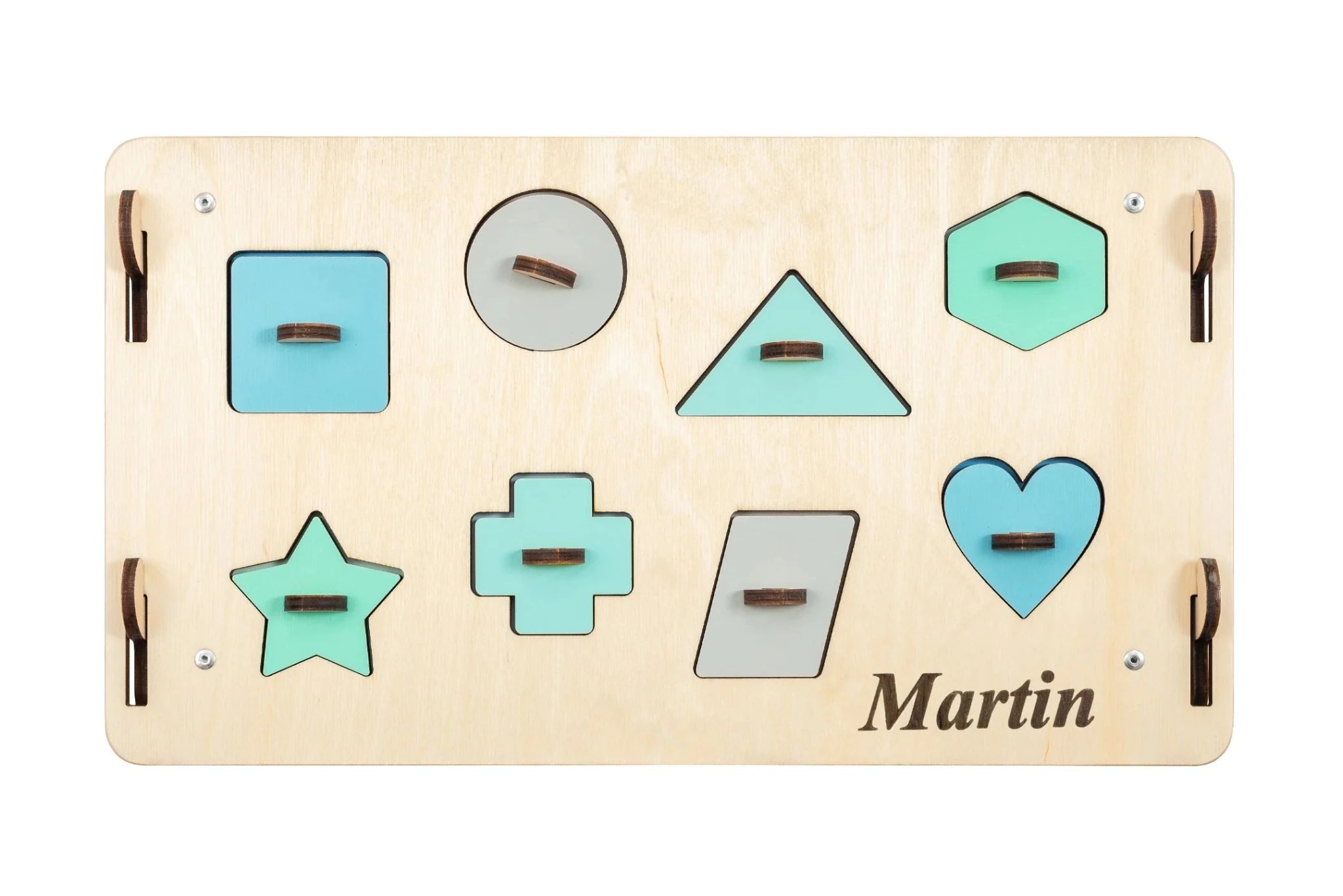 Maisonnette Éducative - Menthe, Édition Limitée, Bois Natura, 12 à 18 mois - BusyKids - myplayground