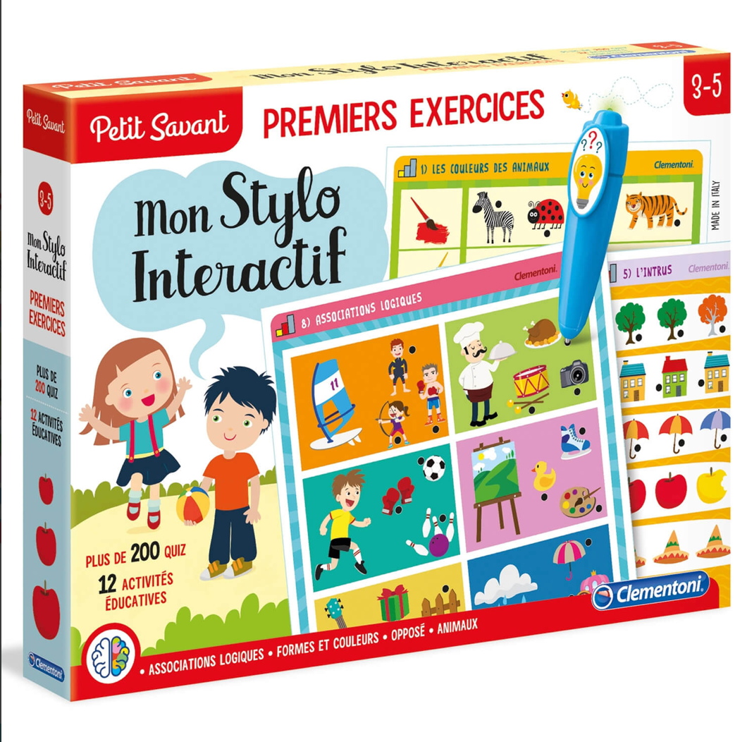 Stylo intéractif - Mes premières exercices - comme Neuf - myplayground