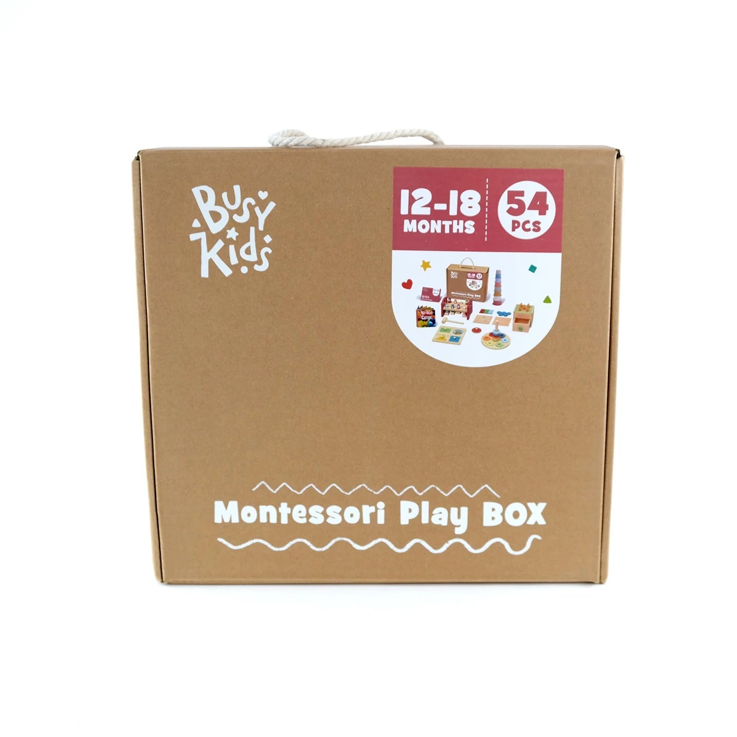 Coffret de Jeu Montessori pour enfant - 12 à 18 mois - BusyKids - myplayground
