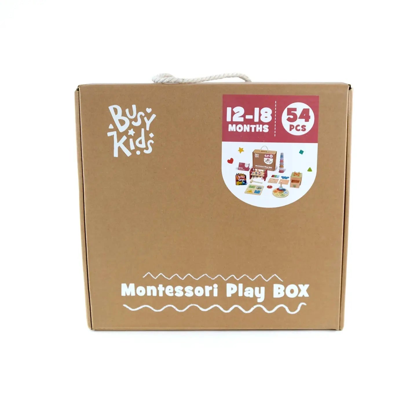 Coffret de Jeu Montessori pour enfant - 12 à 18 mois - BusyKids by BusyKids