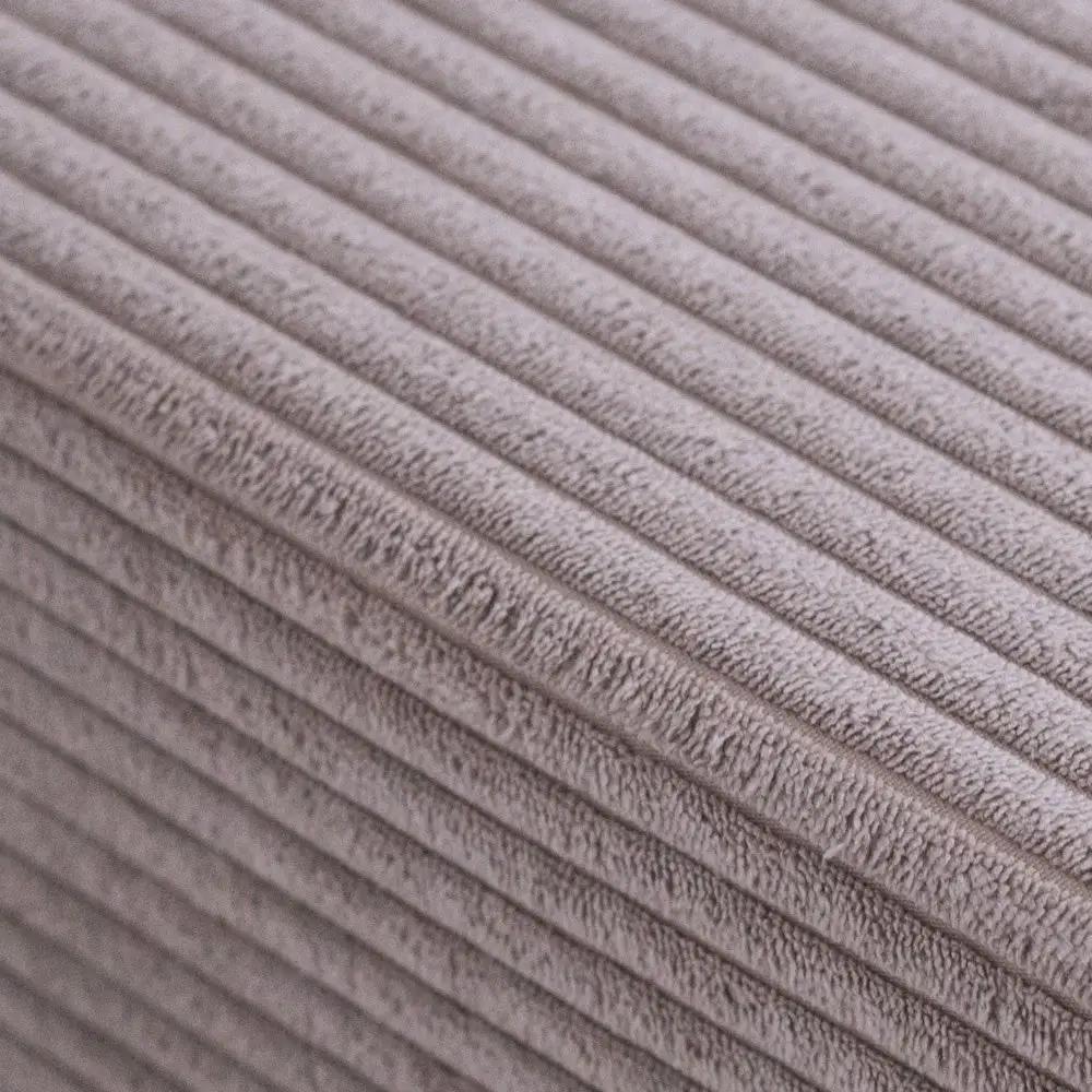 Matelas Foldie large avec appui-tête - Velours côtelé beige premium - Plush Nest by Misioo