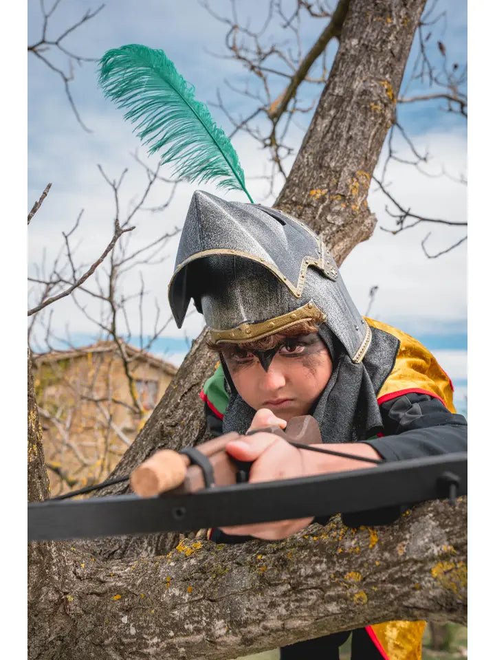 CASQUE FACIAL CHIEN AVEC PLUME COLOREE - Jeu de Rôle pour Enfants - myplayground