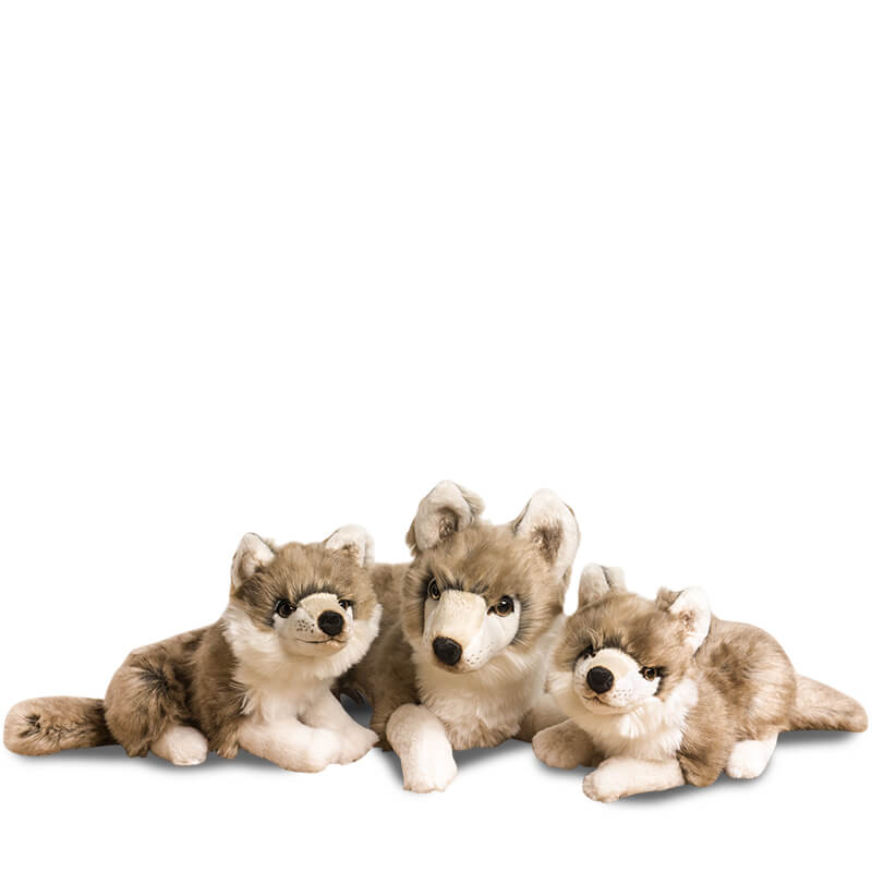 Ma peluche Loup Gaspard - La Pelucherie - myplayground