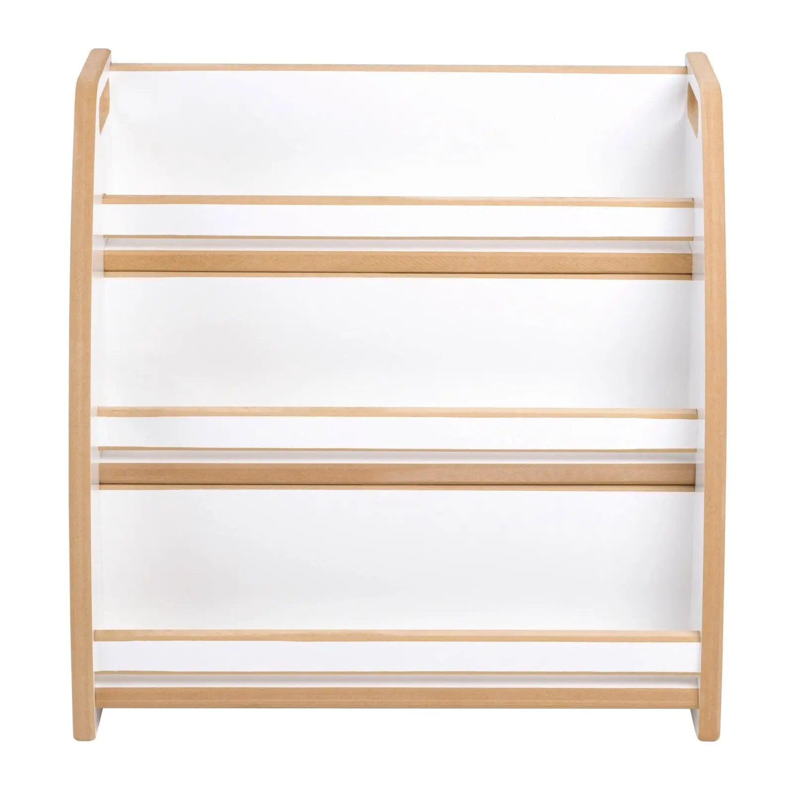 Bibliothèque enfant avec étagère pour salle de jeux et chambre d'enfant - Bois blanc, rangement - Plush nest by Misioo