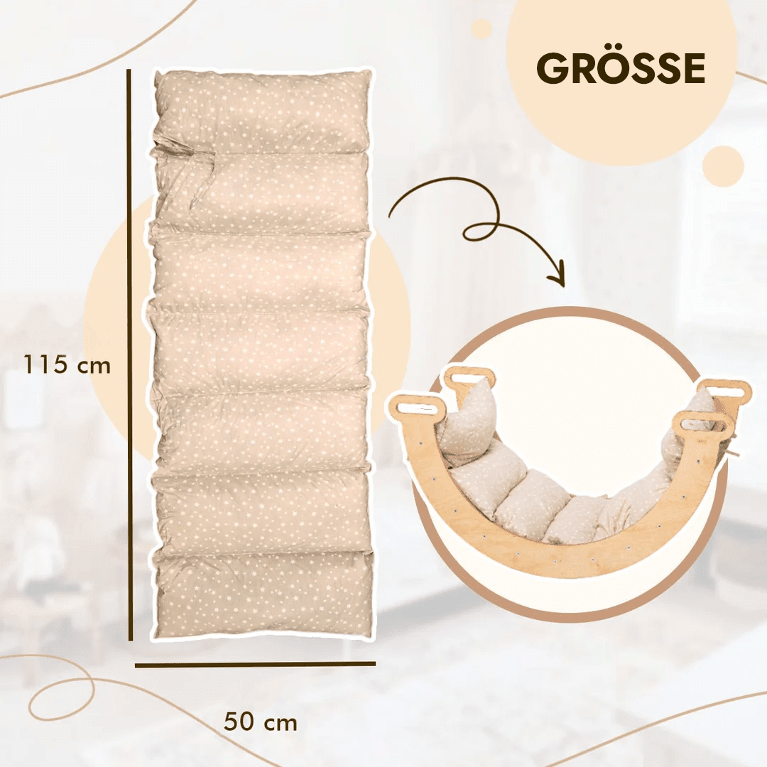 Kissen für Kletterbogen – mit Sternenmuster - myplayground