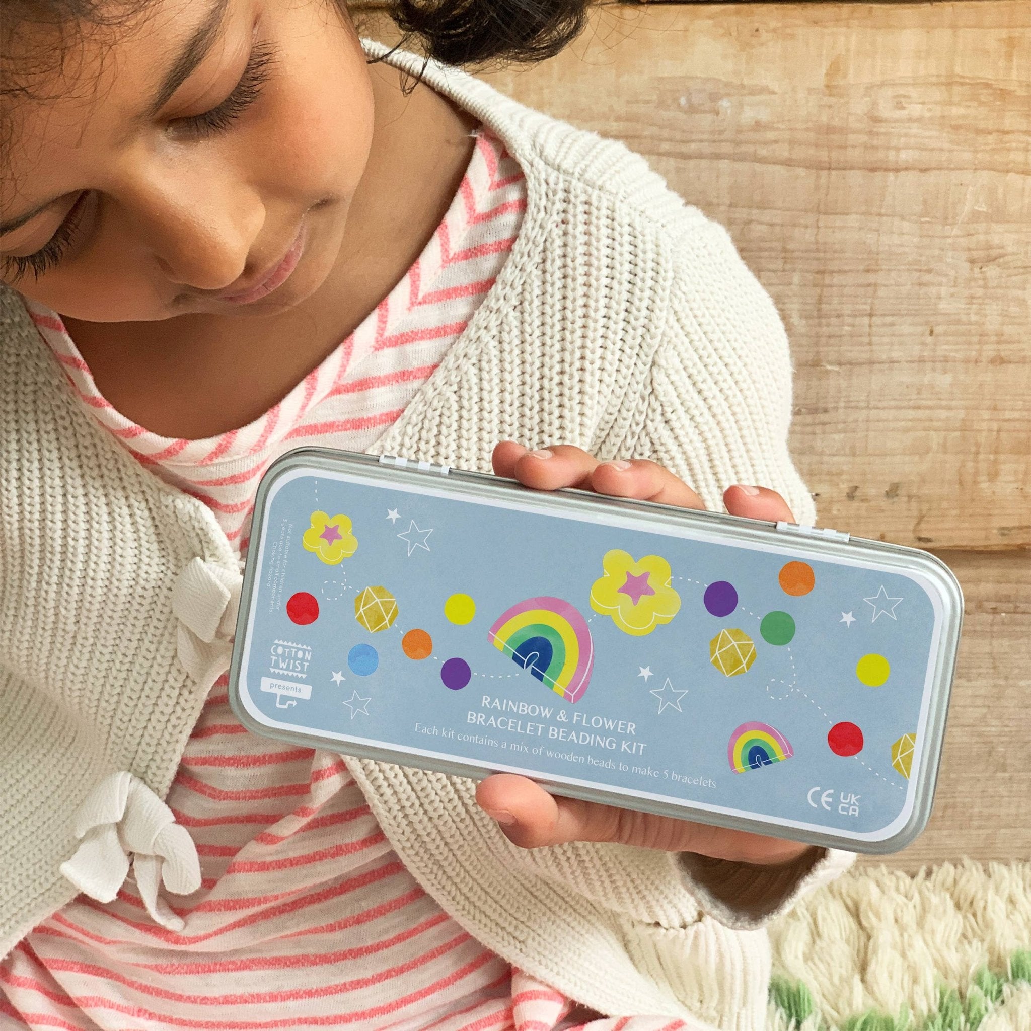 Kit de perles avec bracelet arc - en - ciel - myplayground