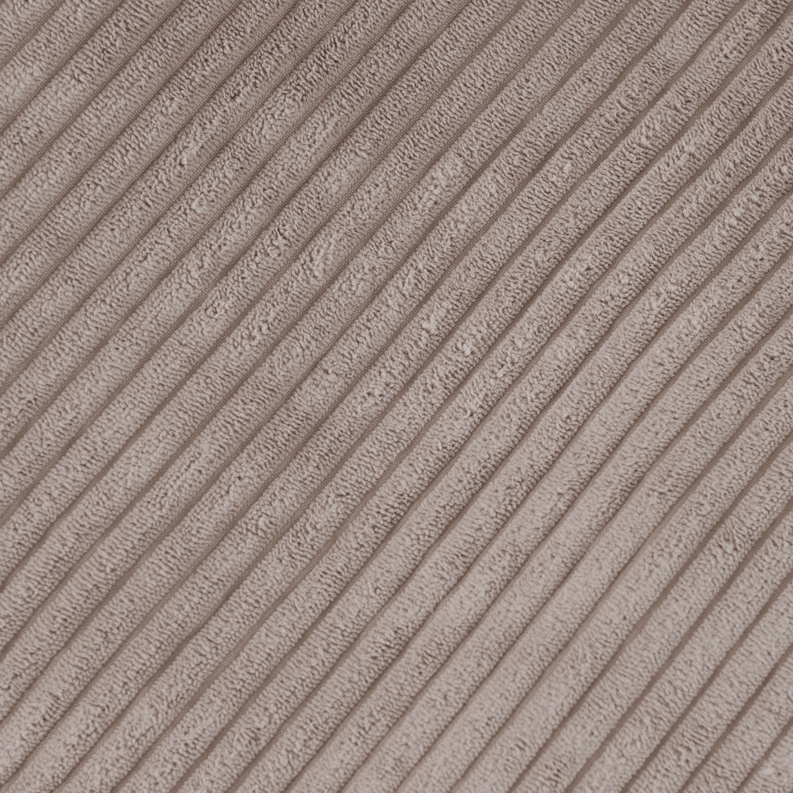 Fauteuil carré Puffy - 77x67x50, beige velours côtelé, pouf - Plush Nest - myplayground