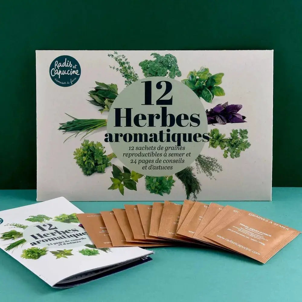 Enveloppe de 12 sachets - Aromates by Radis Et Capucine