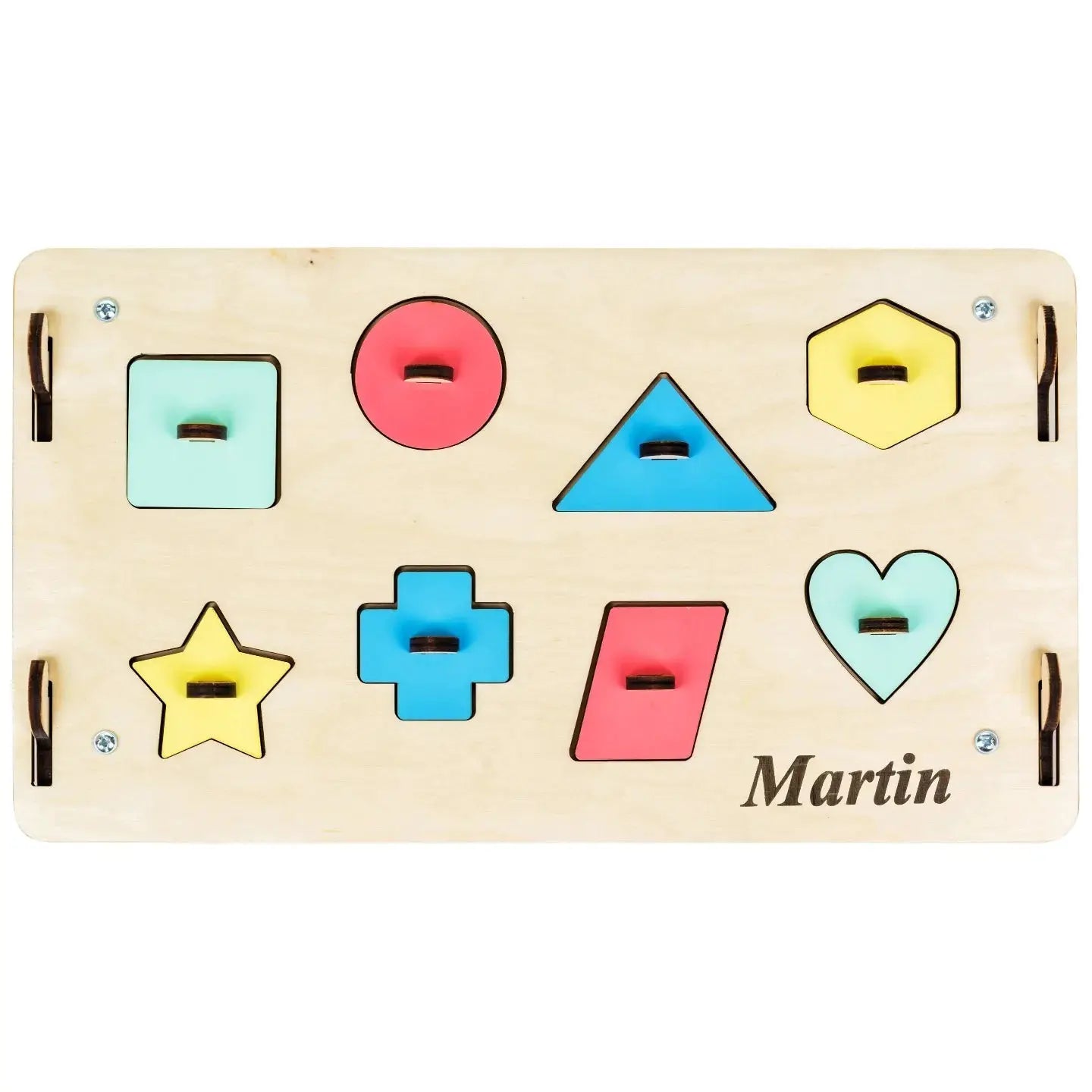 Maisonnette Éducative - Bois Natura, 12 à 18 mois - BusyKids by BusyKids