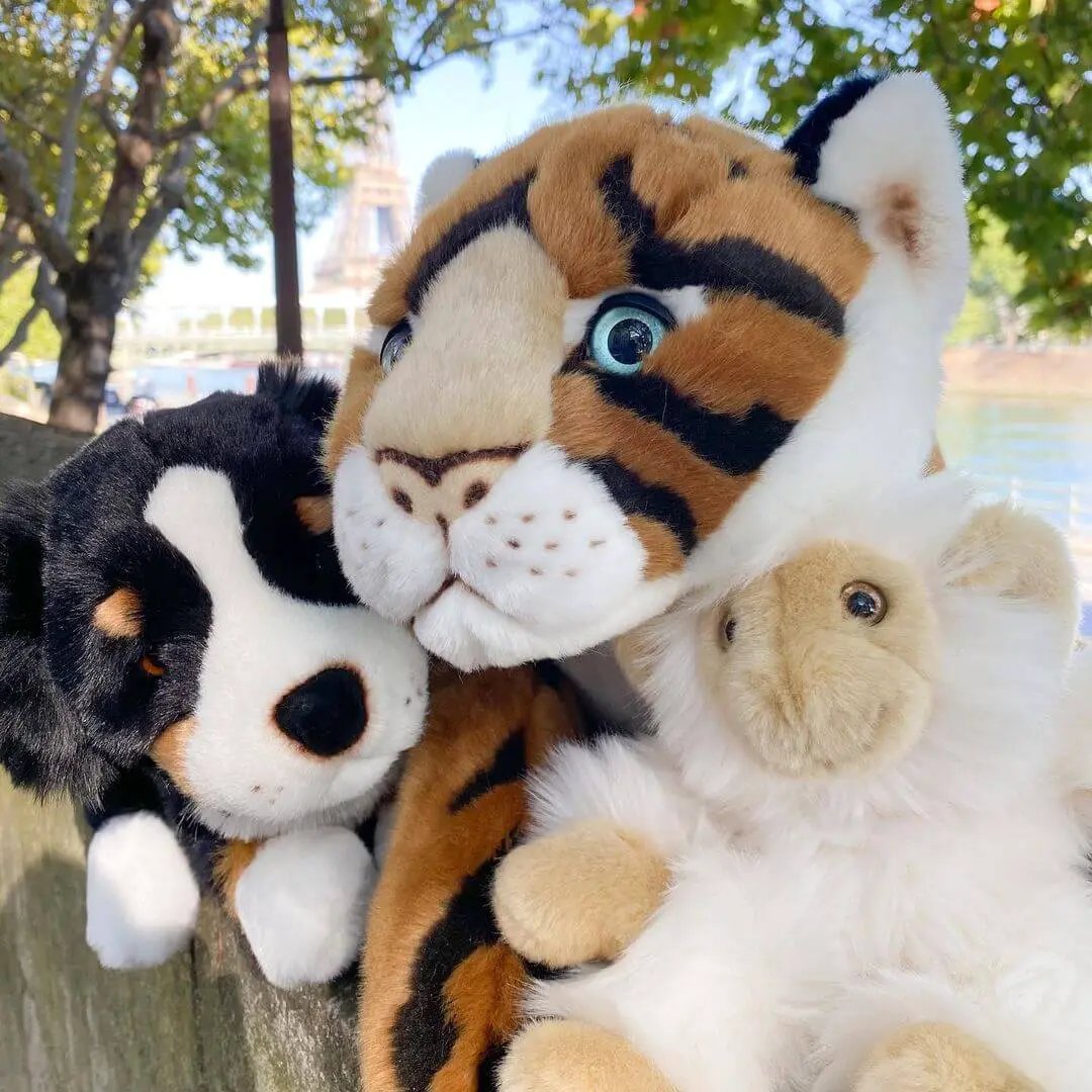 Ma peluche Tigre César - La Pelucherie by LA PELUCHERIE