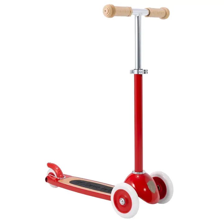 trottinette enfant - 2 à 5 ans - 3 roues - rouge - jeu de motricité - banwood - myplayground
