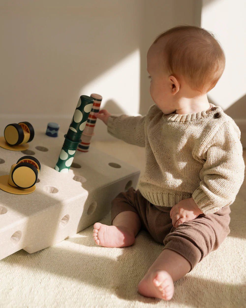 Ensemble d'activités pour bébé - Sand Grey - Modu - myplayground