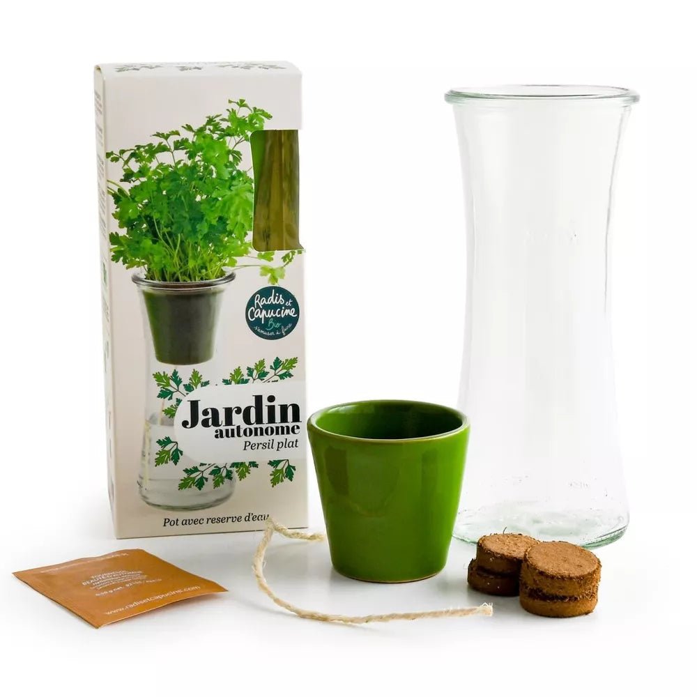 Jardin autonome - Basilic grand vert Bio - Kit créatif de jardinage Enfant - myplayground