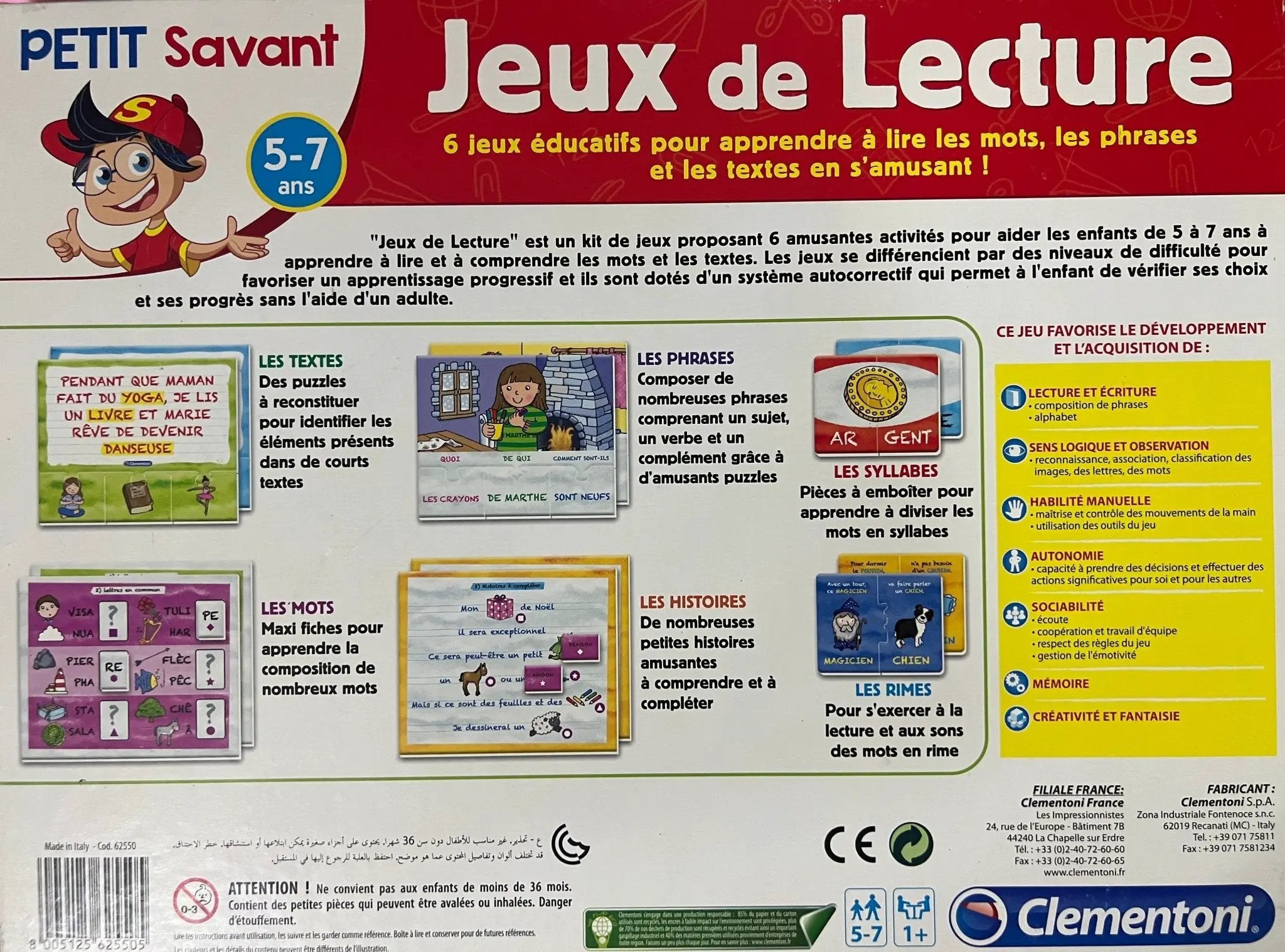 Jeux de lecture - comme neuf by myplayground