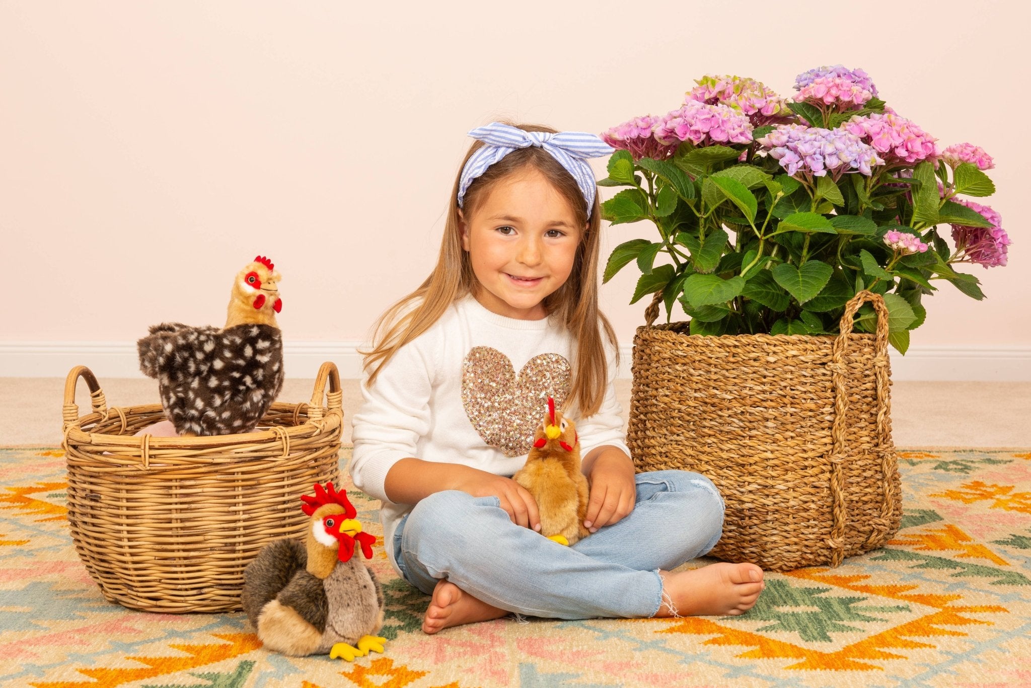 Poule debout 24 cm - peluche - peluche - myplayground