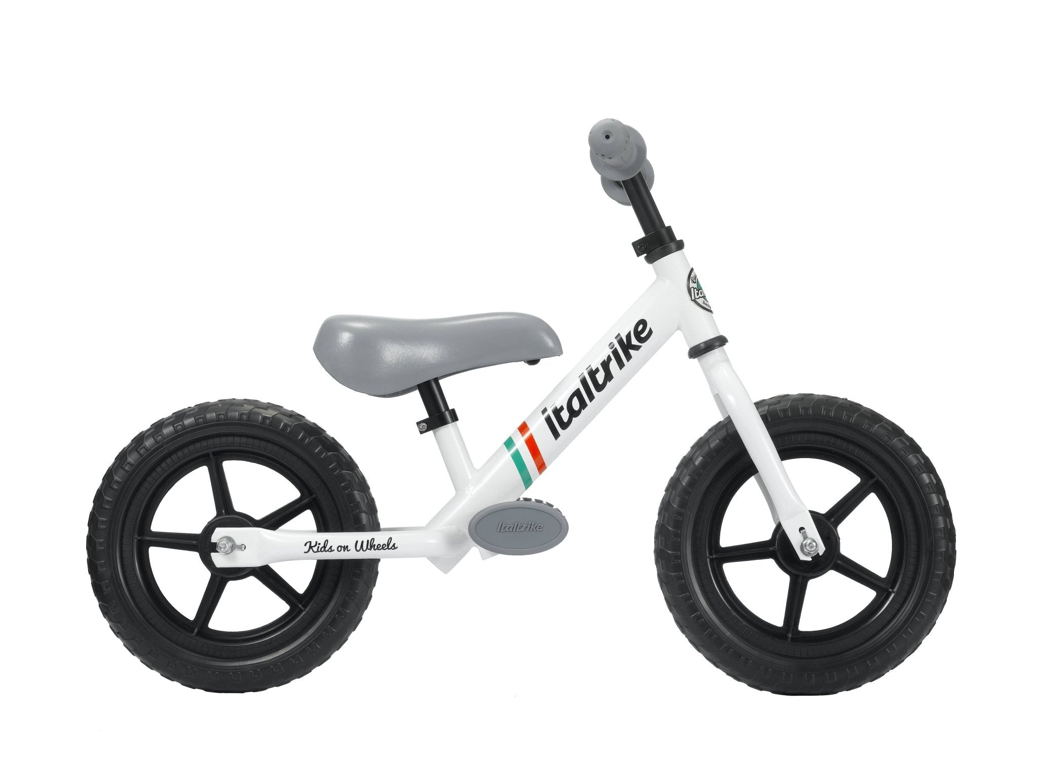 Pista Draisienne Acier, Roues 12 EVA Blanche - Italtrike - Jeu de motricité pour enfant (2 à 5 ans) - myplayground