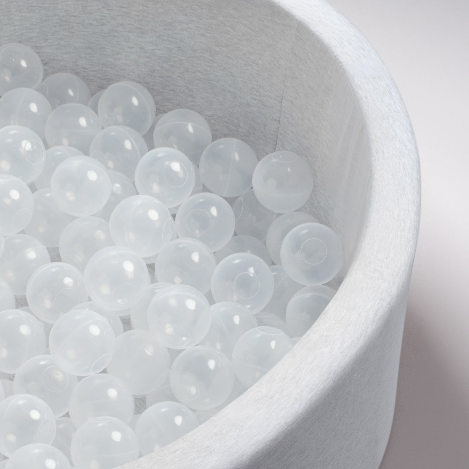 Boule de piscine à balles - 6 cm, transparante - Plush Nest - Misioo - myplayground
