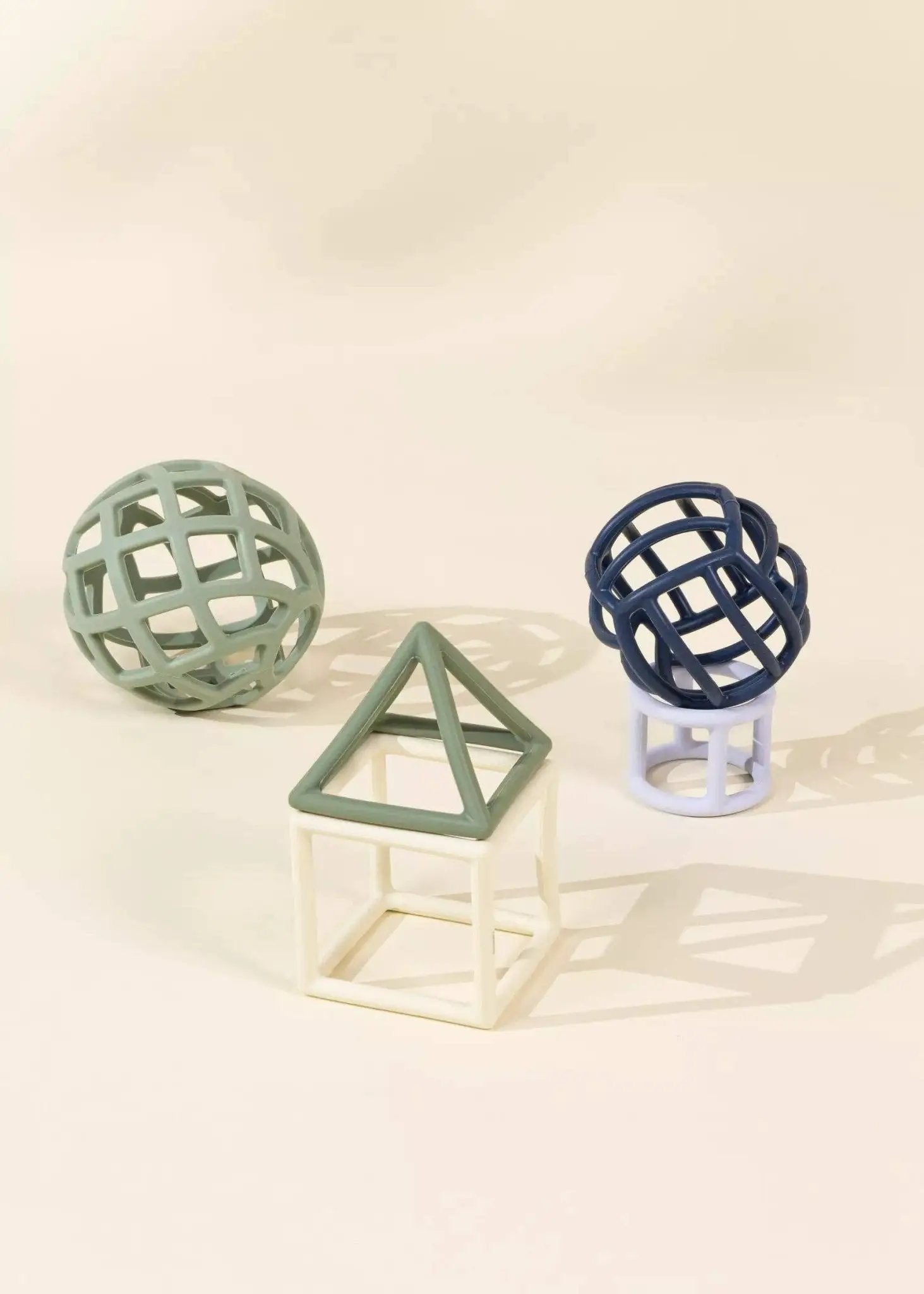 Ensemble de 5 formes géométriques en silicone - Coco Village by Coco Village