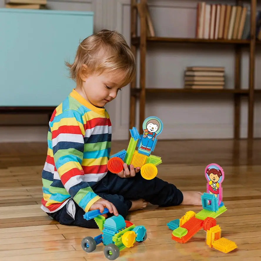 Coffret de 50 Bloko avec 2 figurines T'choupi - Bloko by Bloko