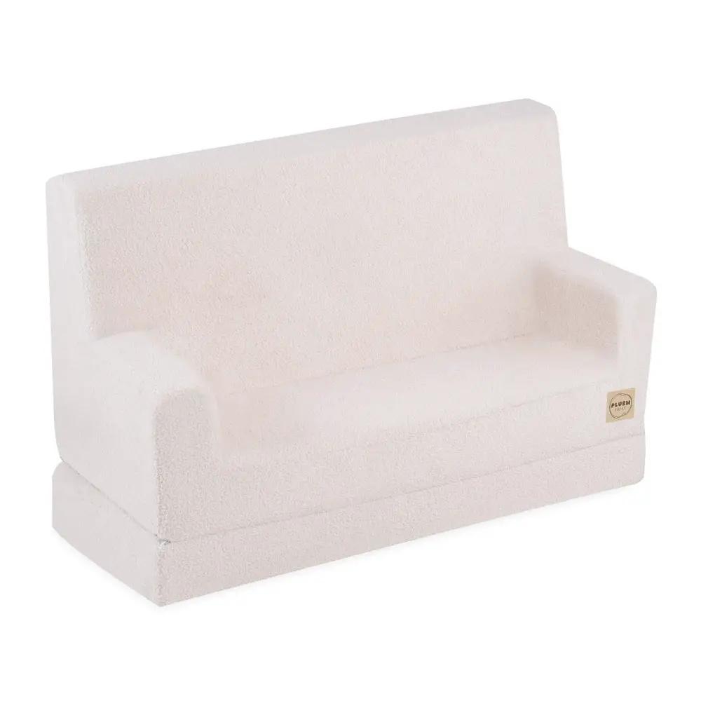 Canapé Foldie avec accoudoirs - Agneau crème, confortable - Plush Nest by Misioo
