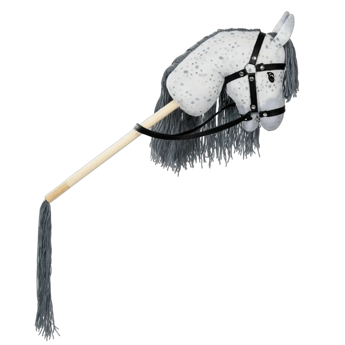 Cheval de loisir bouche ouverte Star gris tacheté by ByASTRUP