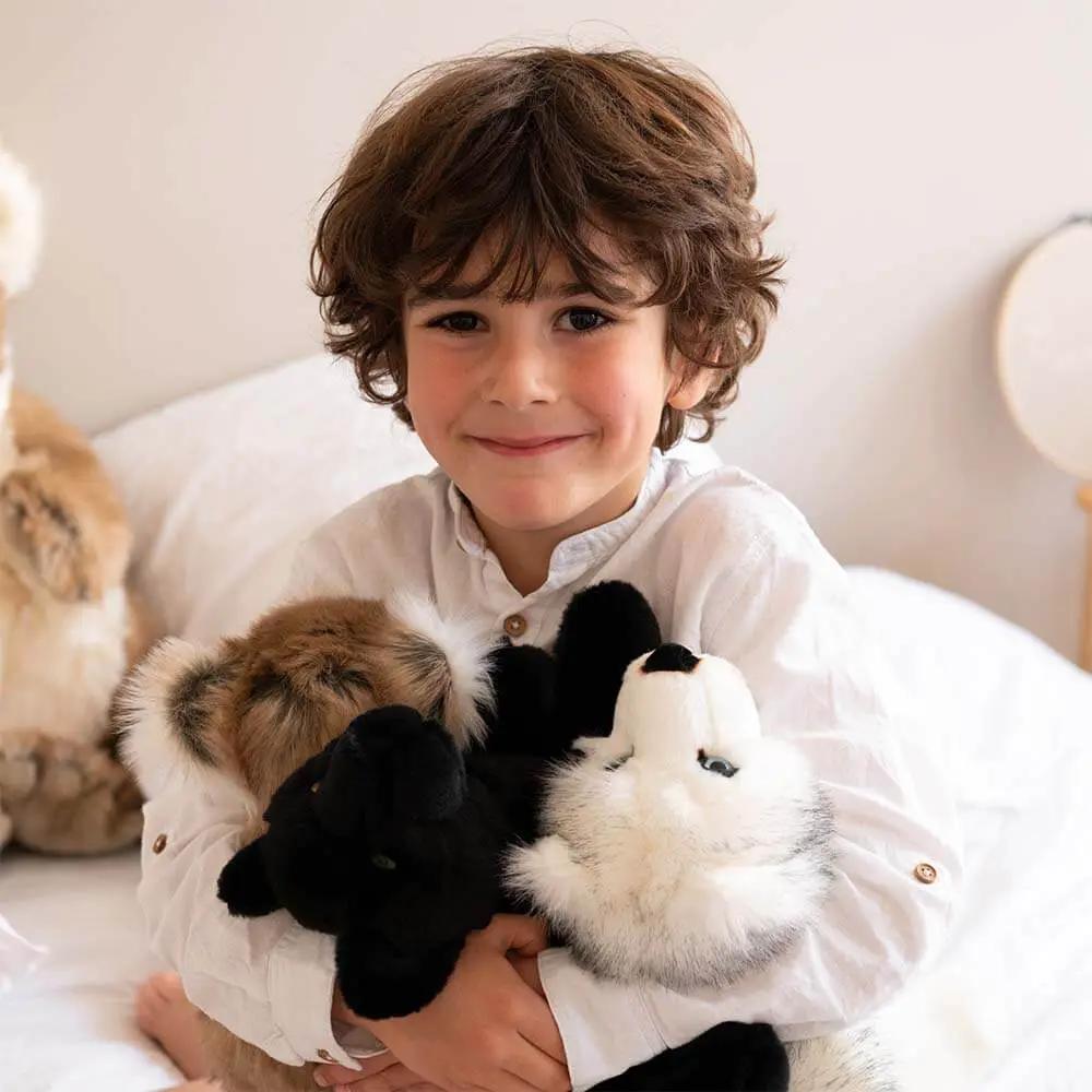 Ma peluche Husky Léonard - La Pelucherie by LA PELUCHERIE