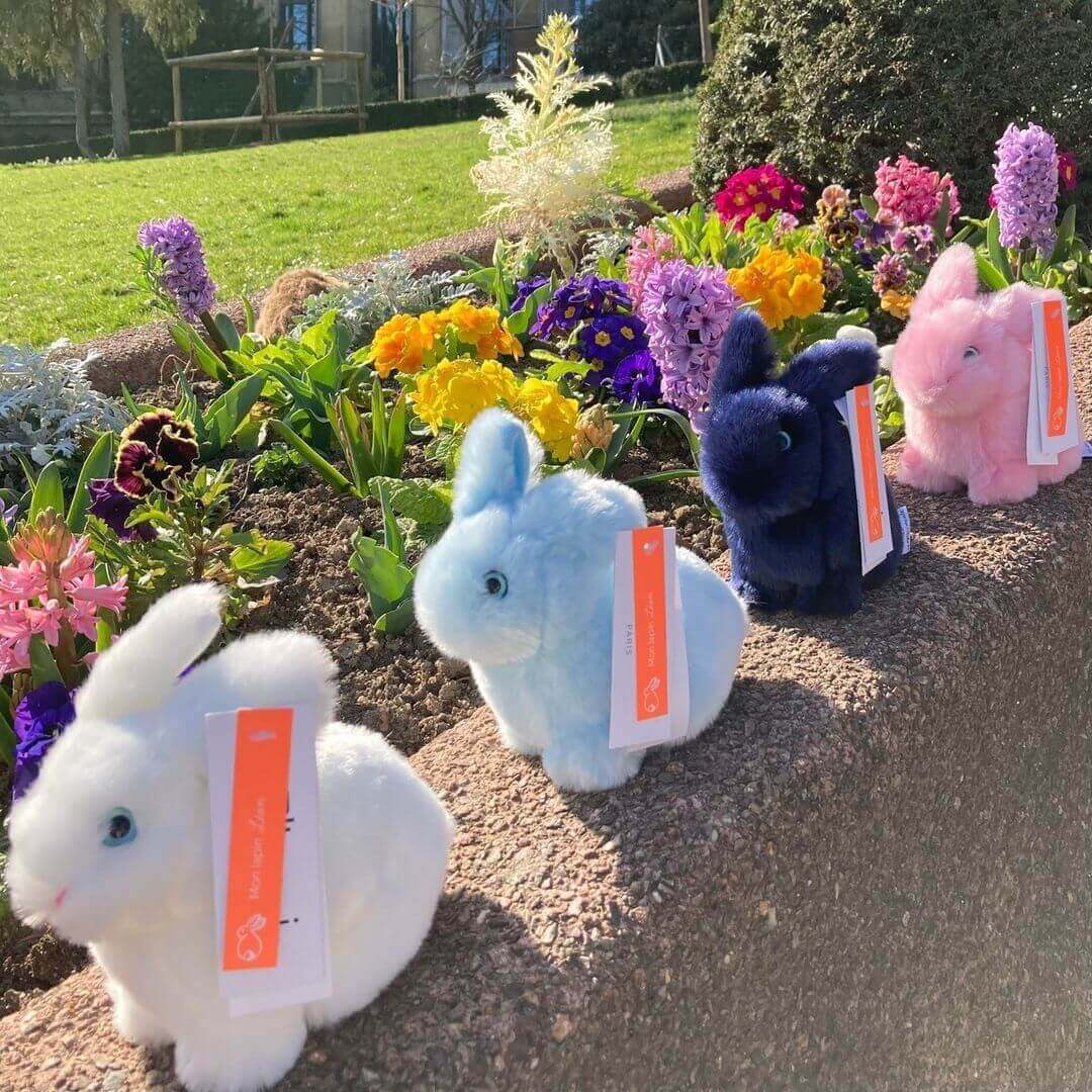 Ma peluche Lapin Léon - La Pelucherie - myplayground