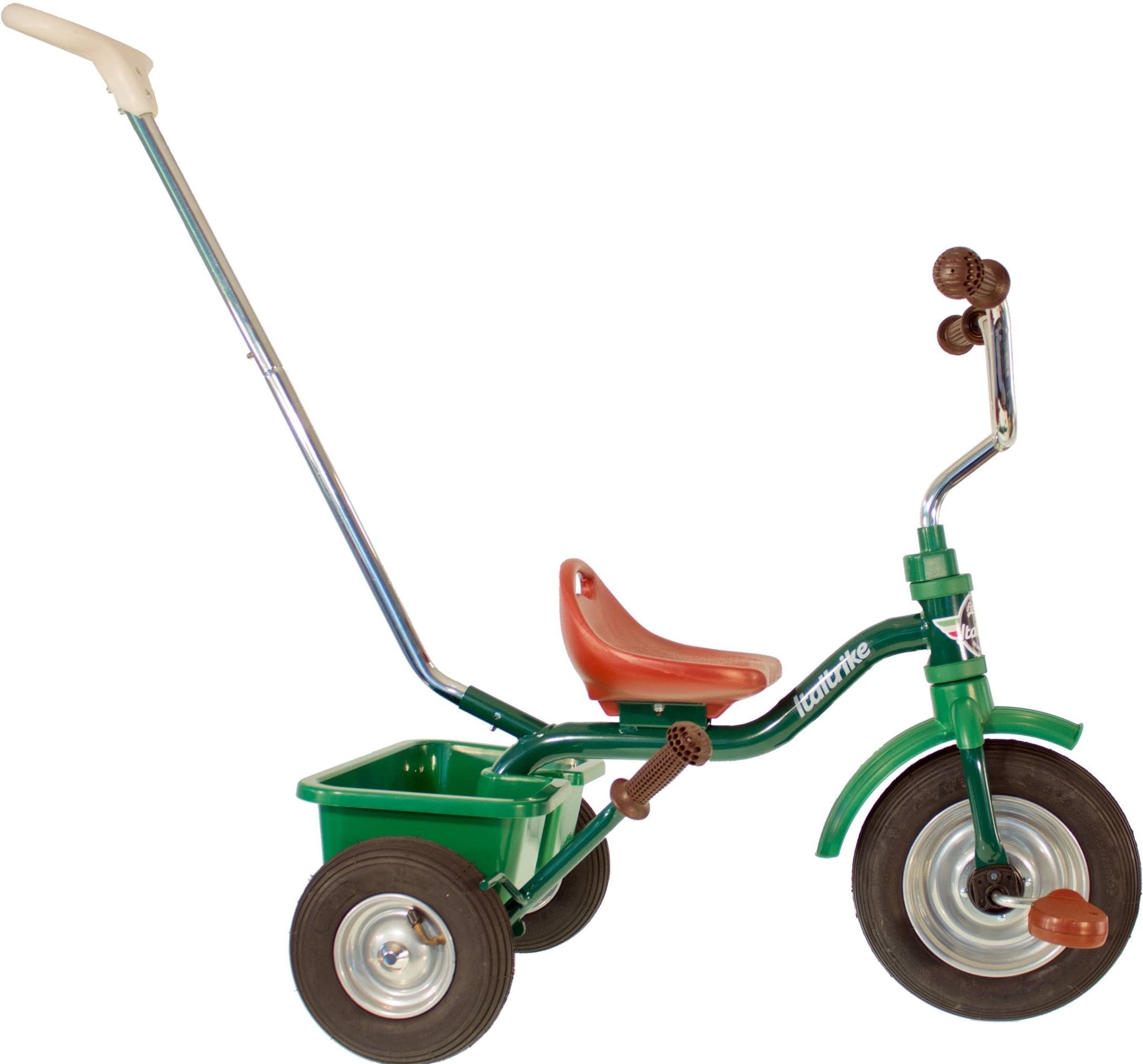 Tricycle Racing Brooklands ,Pneus PU, Vert - Italtrike - Jeu de motricité pour enfant (2 à 6 ans) - myplayground