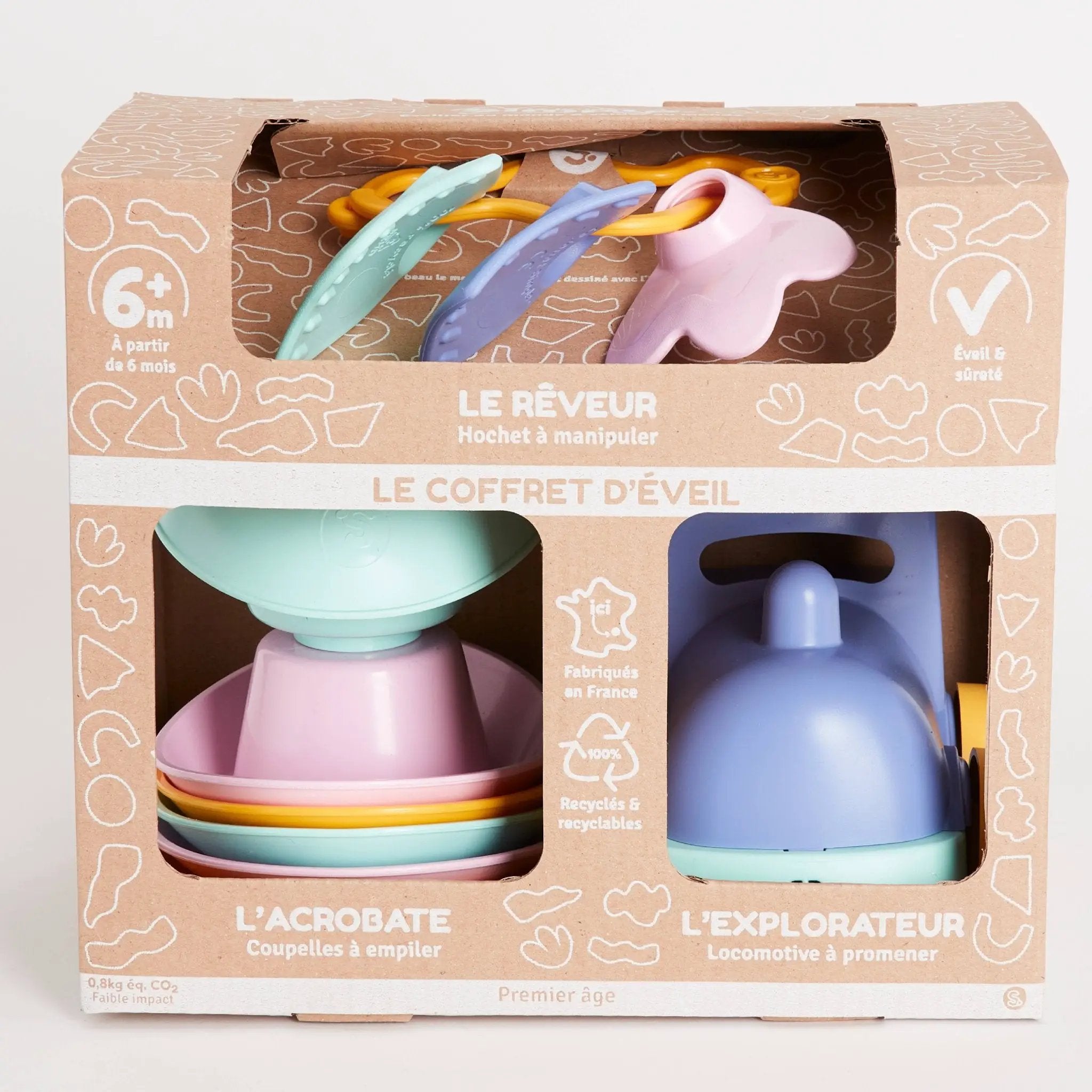 Coffret Eveil - Made in France - 6mois+ - Ecoresponsable by Le Jouet Simple