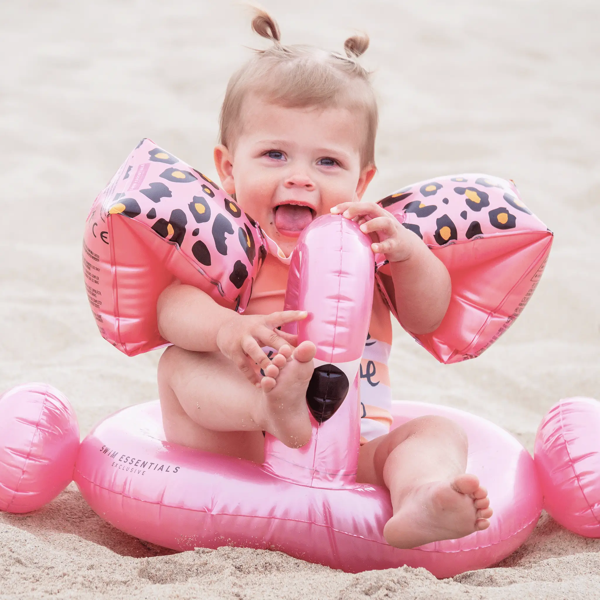 Bouée Flamant Rose - 95 cm - Swim Essentials by Swim Essentials
