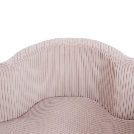 Piscine à balles - 95x30, rose clair, velours côtelé premium, Floral Fun Zone -Plush Nest - Misioo by Misioo