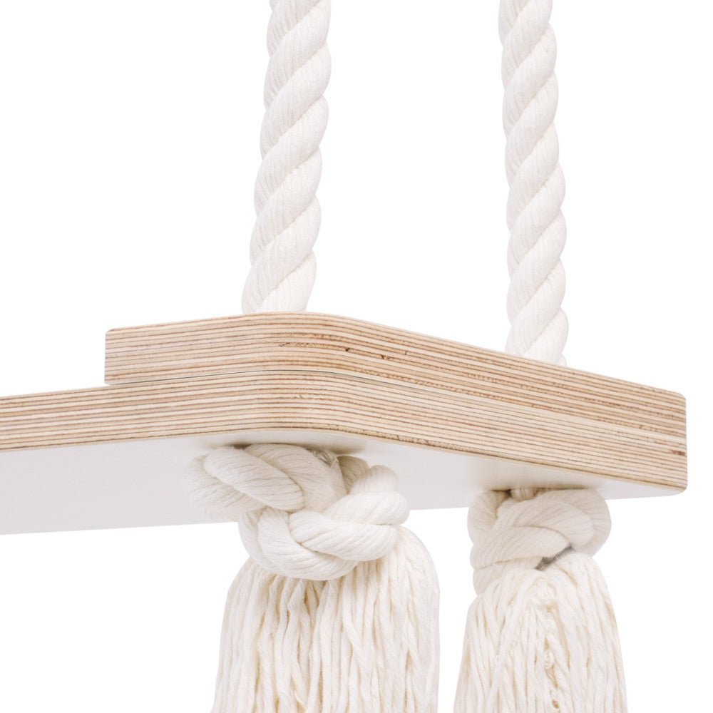 Balançoire d'intérieur plate - Velours côtelé vert premium - Plush Nest - myplayground