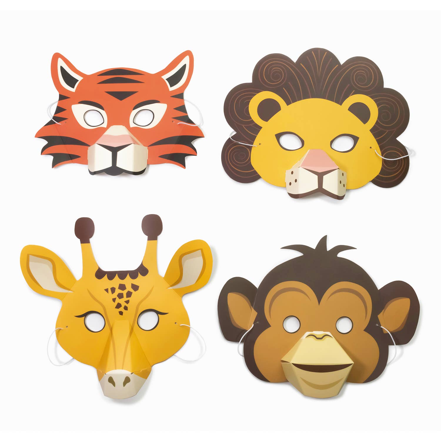 Créez vos propres masques animaux de la jungle - myplayground
