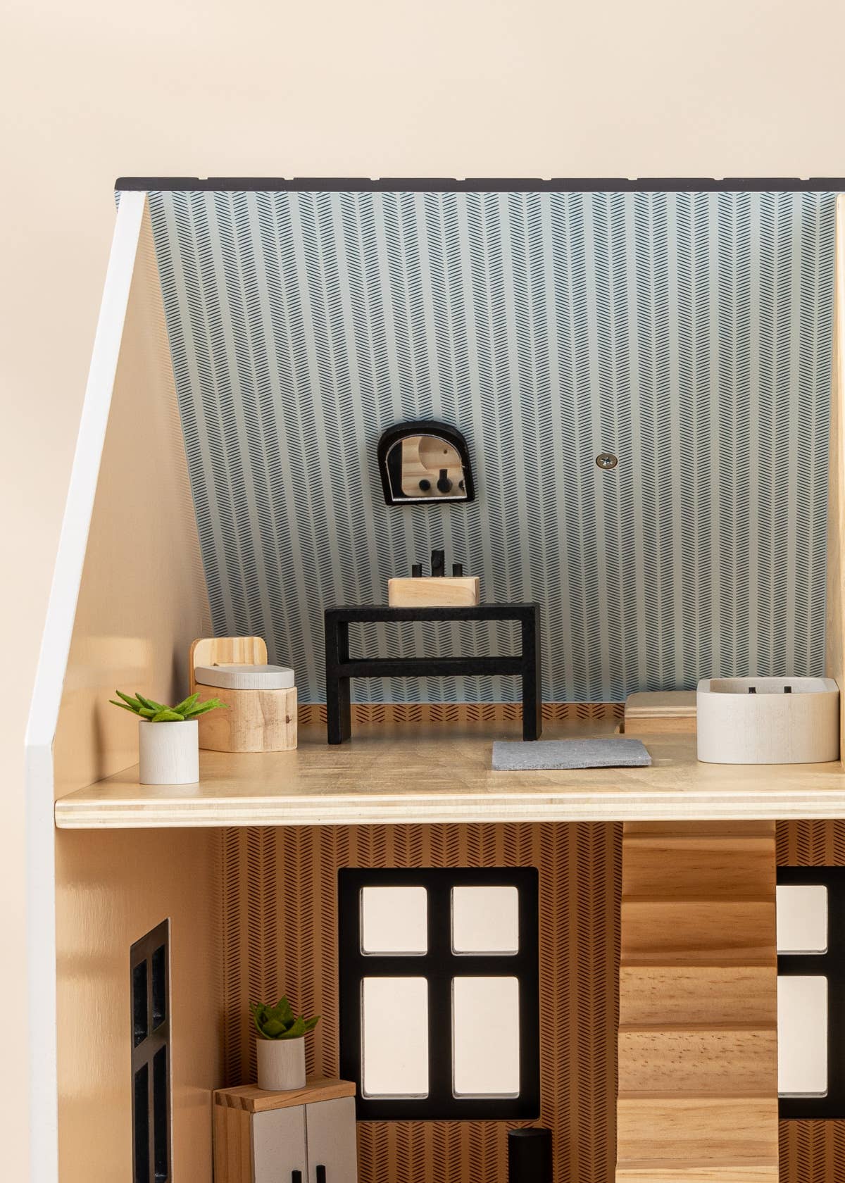 Meubles et accessoires de salle de bain pour maison de poupée - bois - Coco Village - myplayground