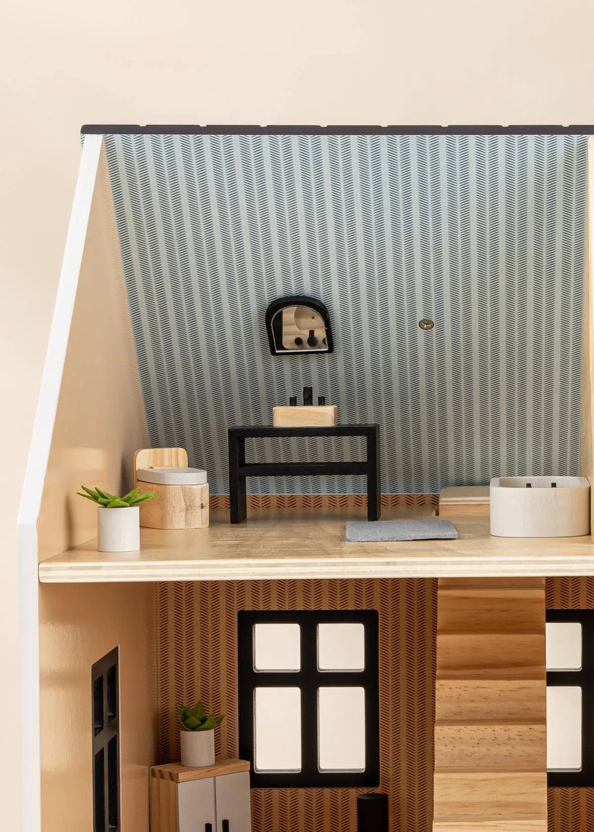 Meubles et accessoires de salle de bain pour maison de poupée - bois - Coco Village by Coco Village