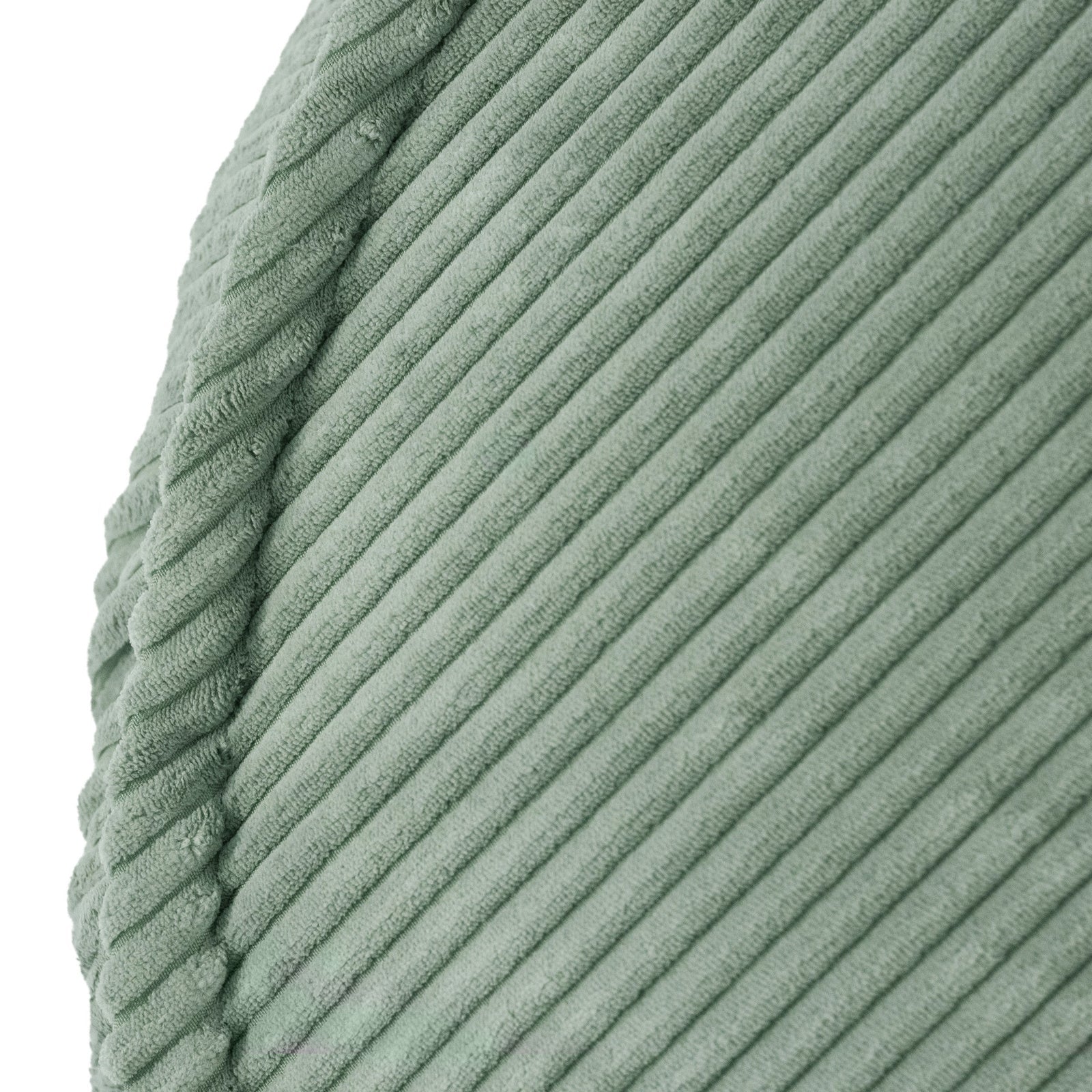 Fauteuil Huggy Bear - 68x45, vert velours côtelé - Plush Nest - myplayground