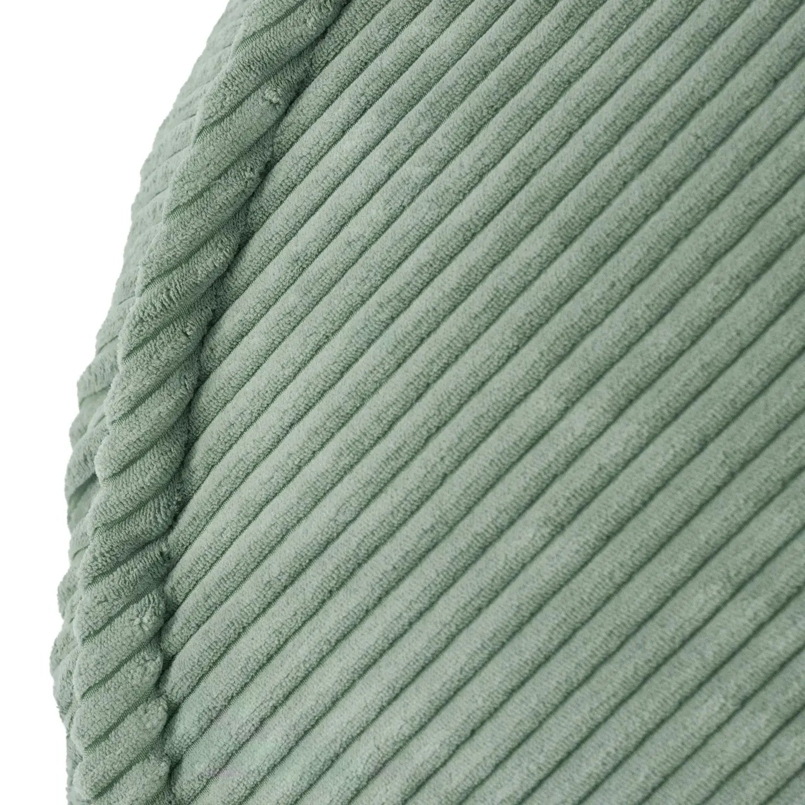 Fauteuil Huggy Bear - 68x45, vert velours côtelé - Plush Nest by Misioo