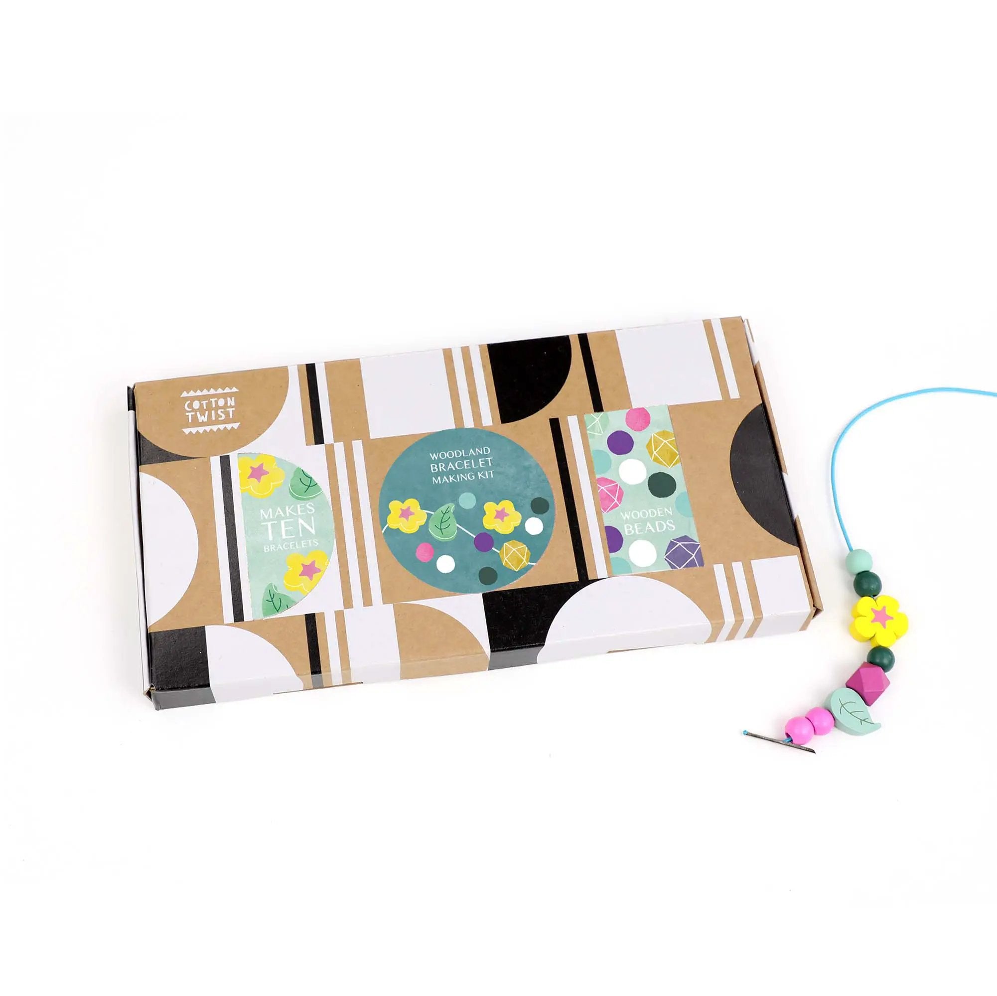 Kit de fabrication de bracelets Woodland by Cotton Twist