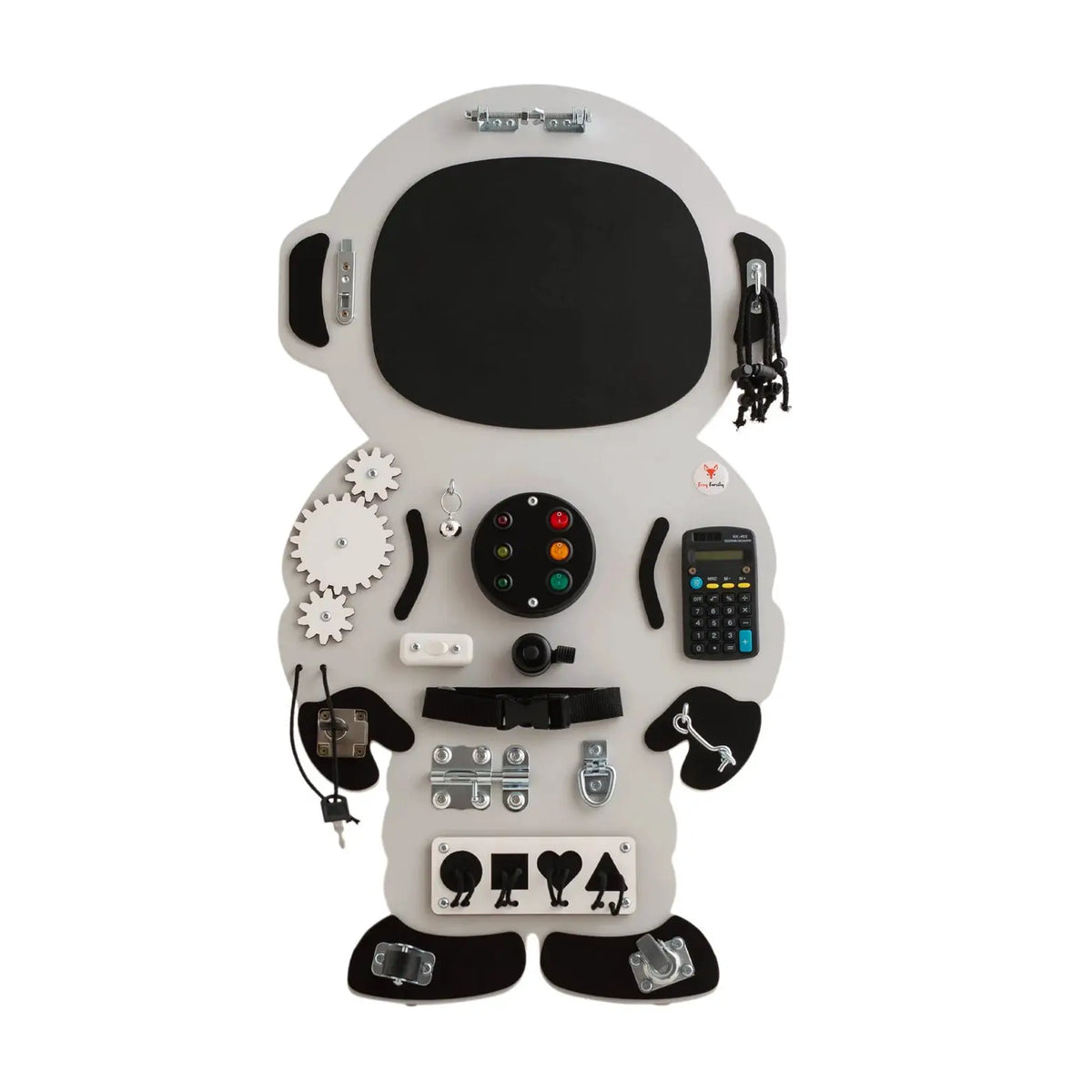 Astronaute Busy Board - Planche sensorielle - Jeu de motricite fine pour enfant (3 ans et +) by FoxyFamily