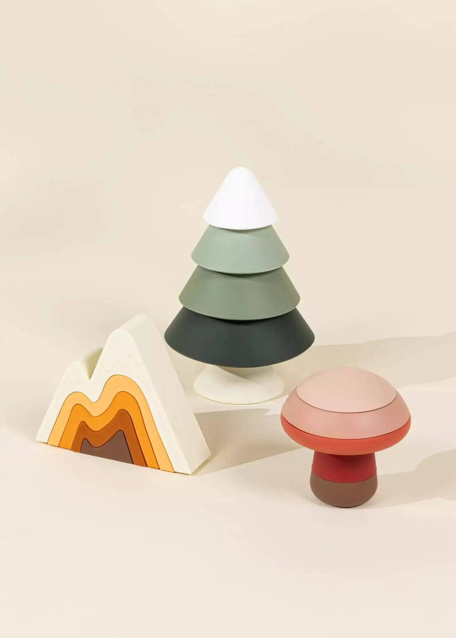 Ensemble forestier empilable en silicone - Coco Village by Coco Village